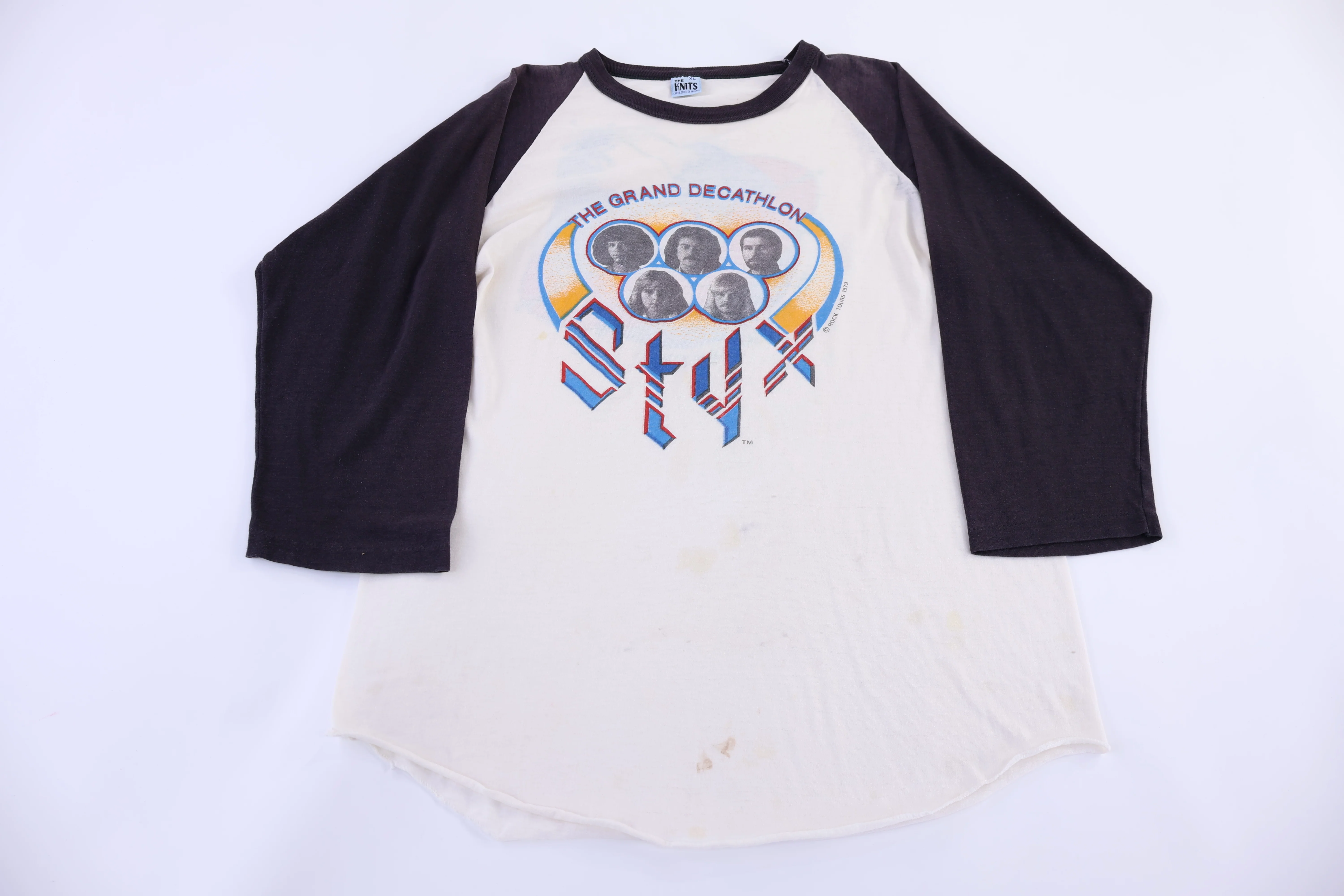 1979 Styx The Grand Decathlon Raglan T-shirt