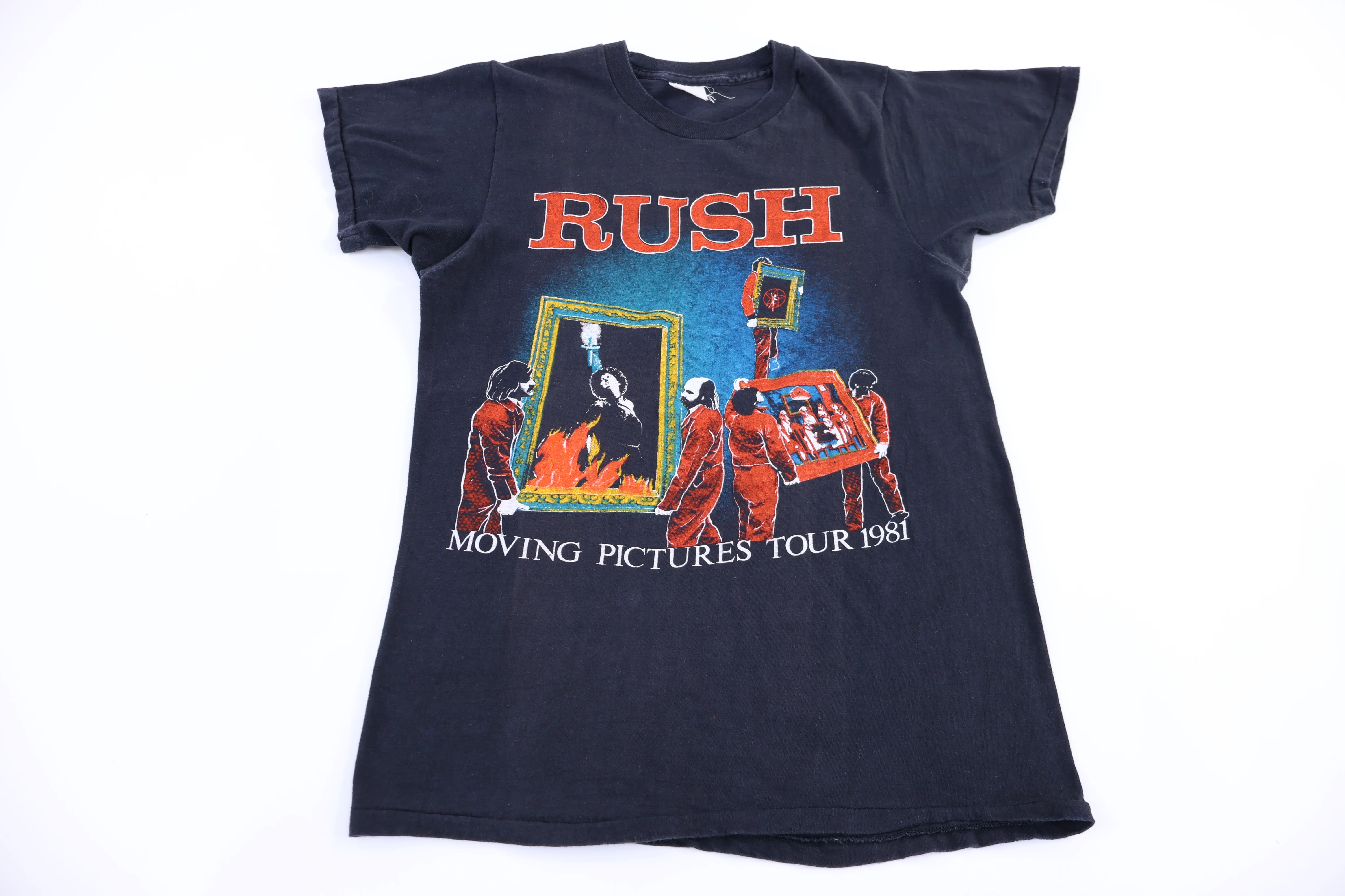 1981 Rush Moving Pictures Tour T-shirt