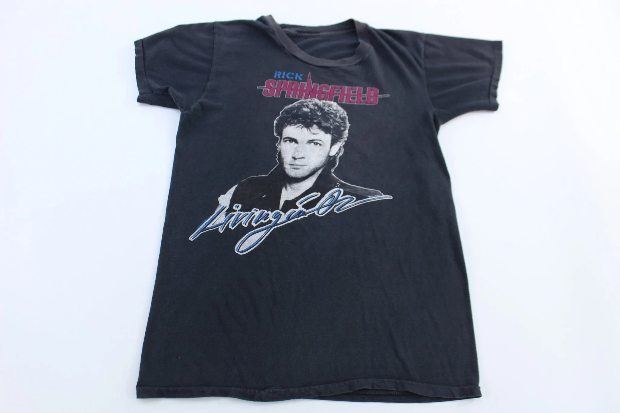 1983 Rick Springfield World Tour T-shirt
