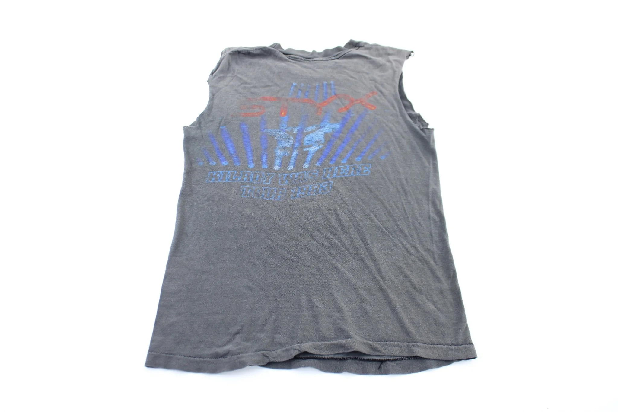 1983 Styx Kilroy Was Here Tour Tank Top - Image 2