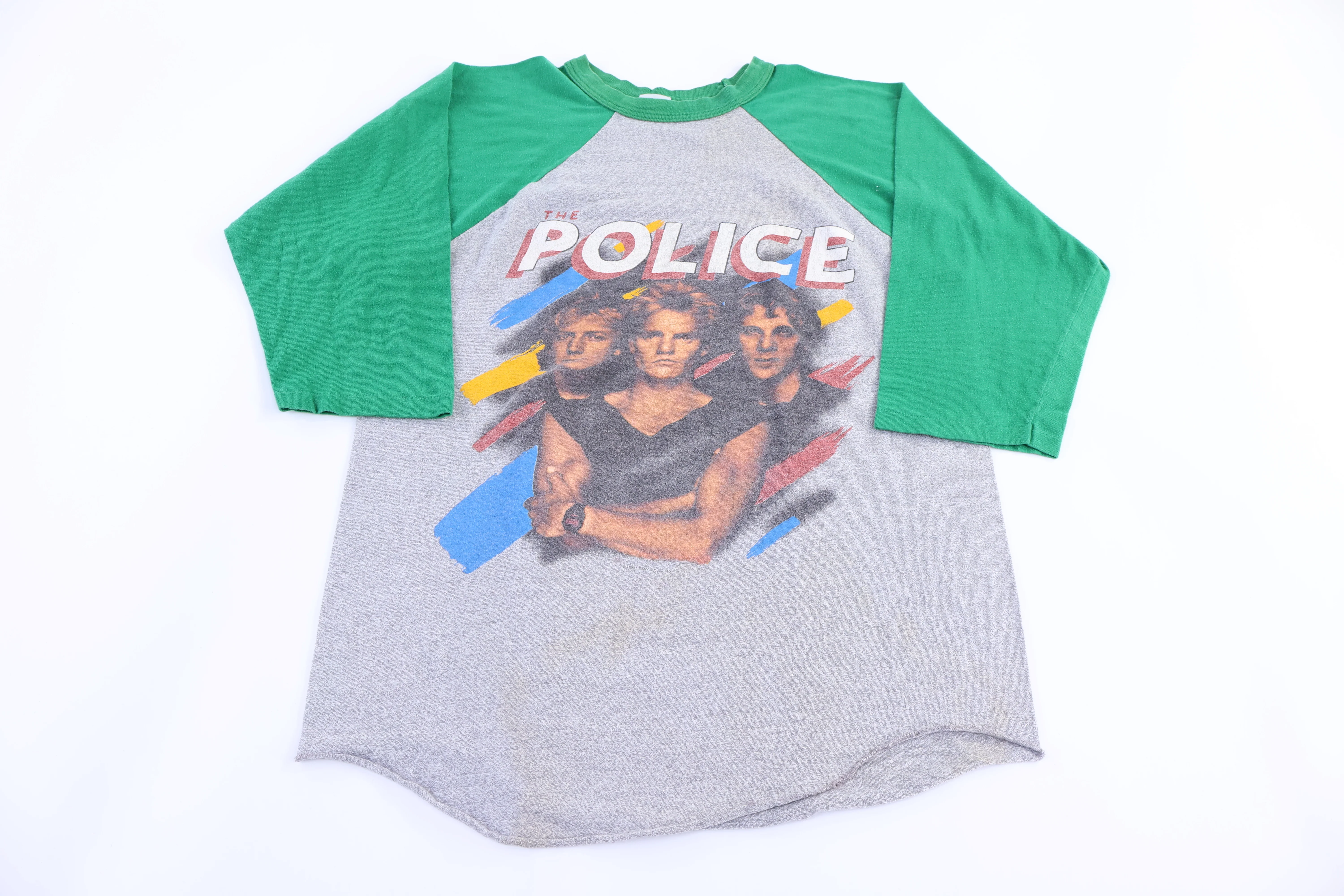 1984 The Police Synchronicity Tour Raglan T-shirt