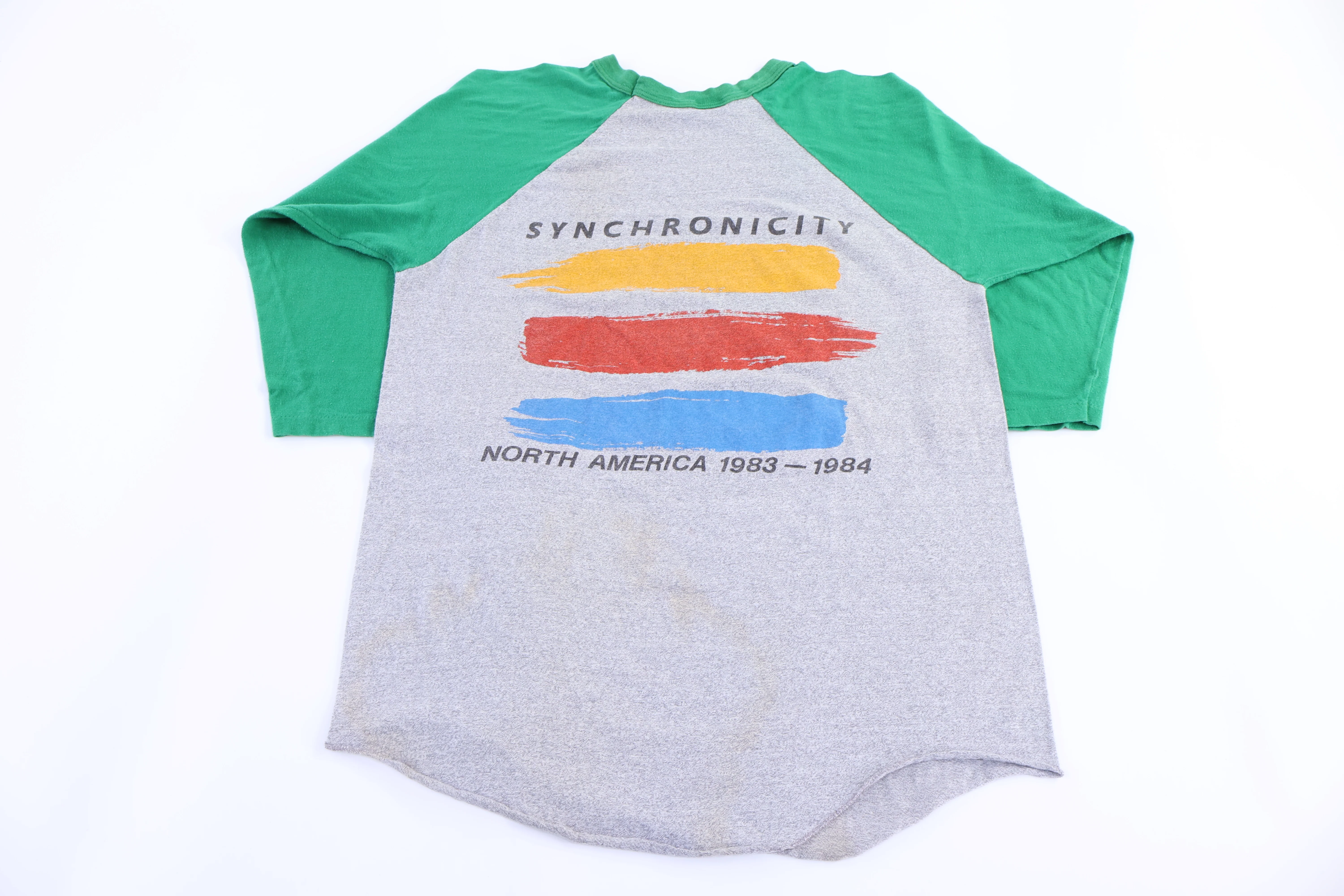 1984 The Police Synchronicity Tour Raglan T-shirt - Image 2