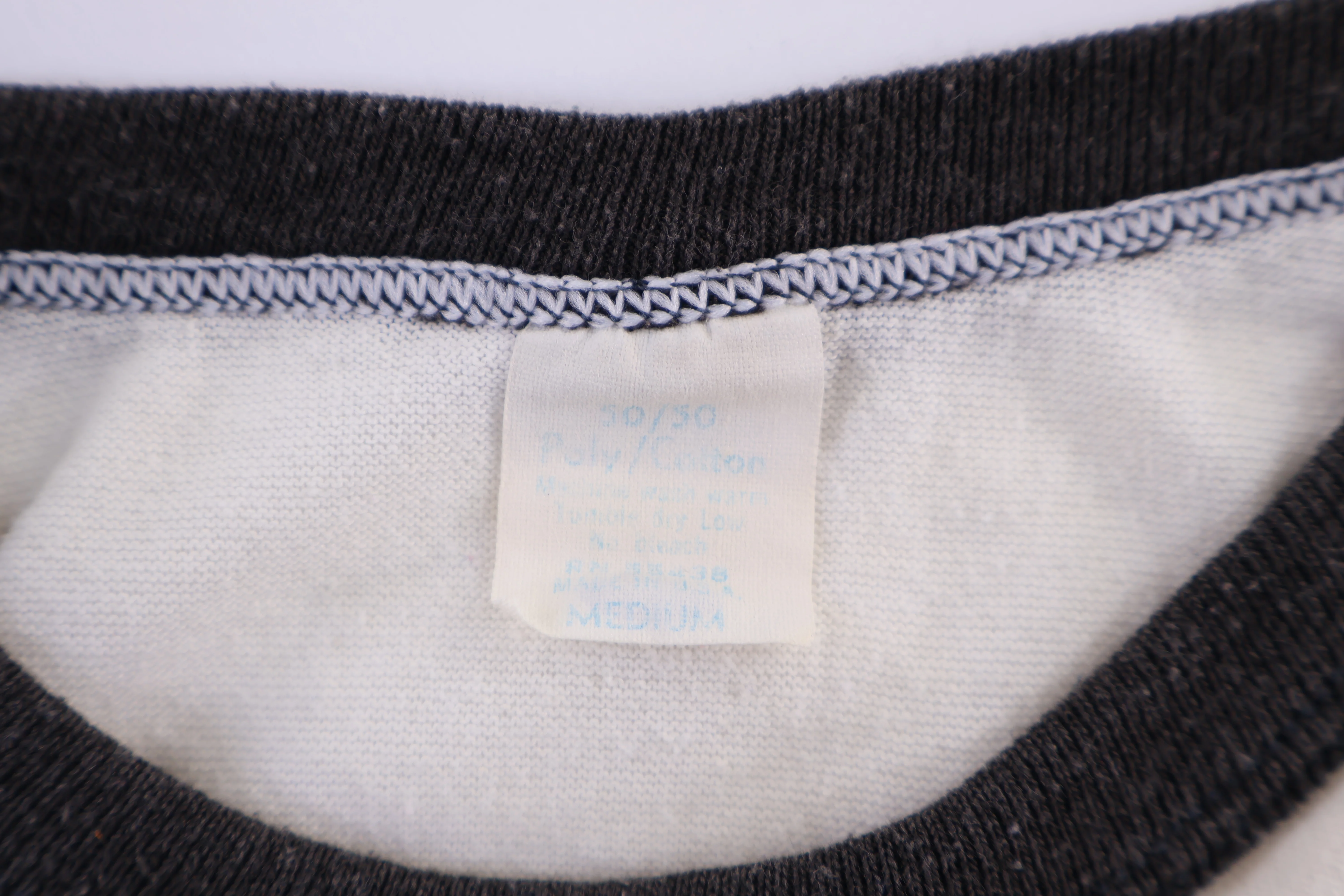1985 Bon Jovi "7800° Fahrenheit" Raglan T-shirt - Image 3