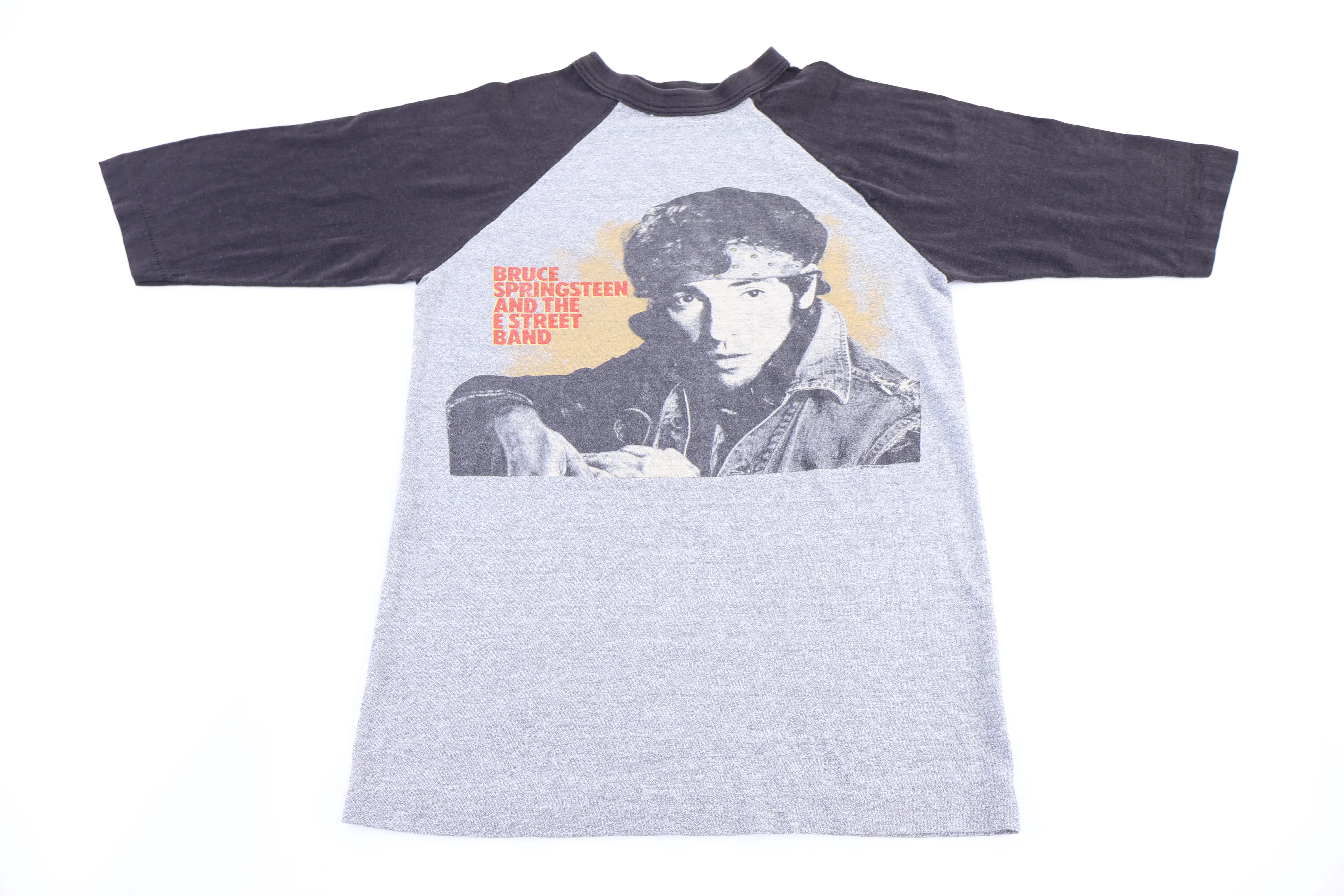 1985 Bruce Springsteen World tour Raglan T-shirt