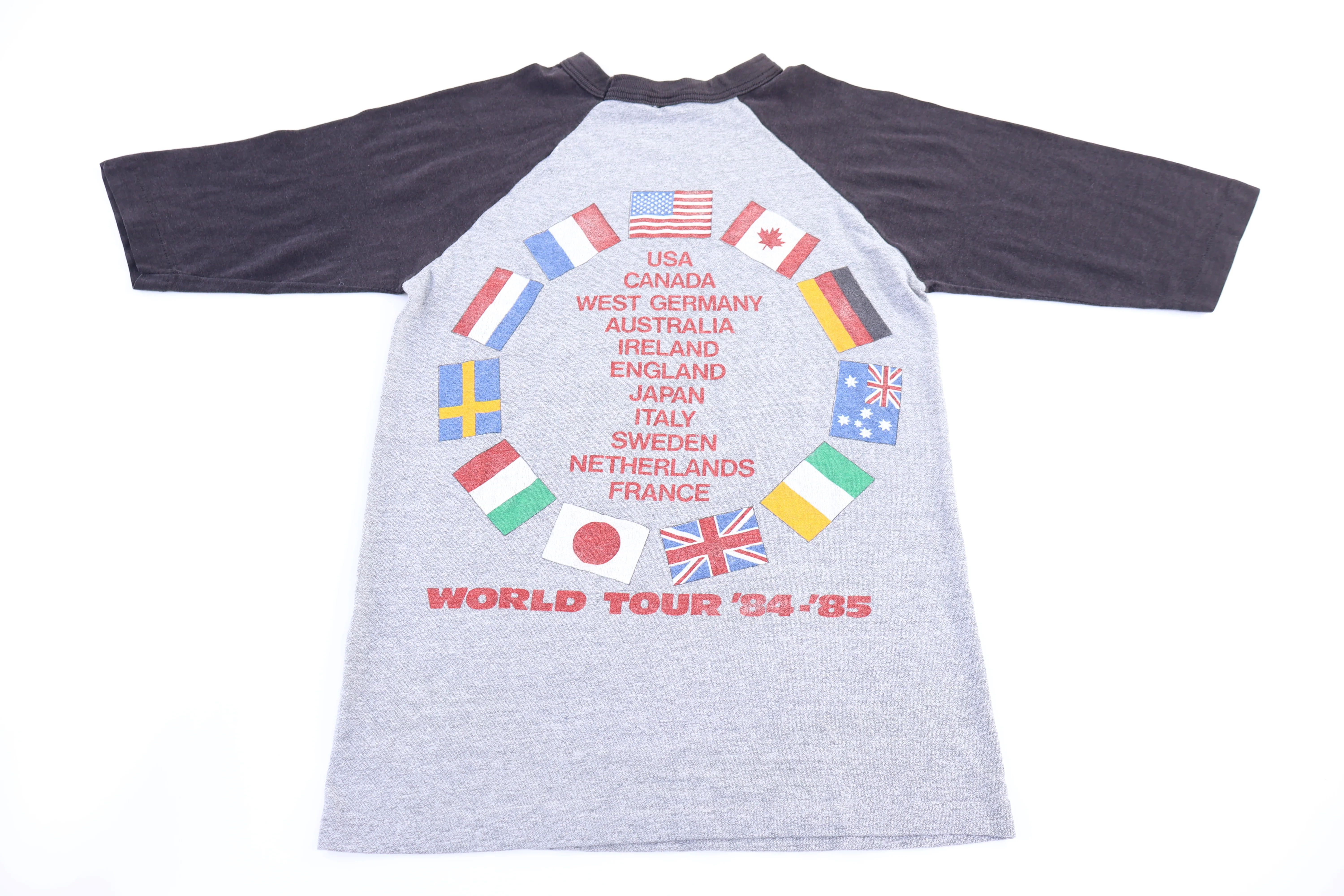 1985 Bruce Springsteen World tour Raglan T-shirt - Image 2