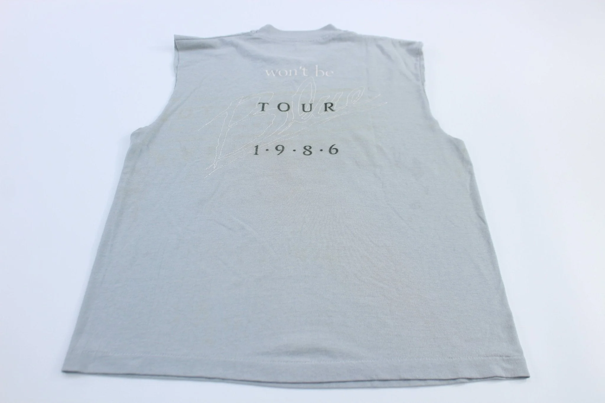 1986 Dan Seals Wont Be Blue Anymore Tour Tank Top - Image 2