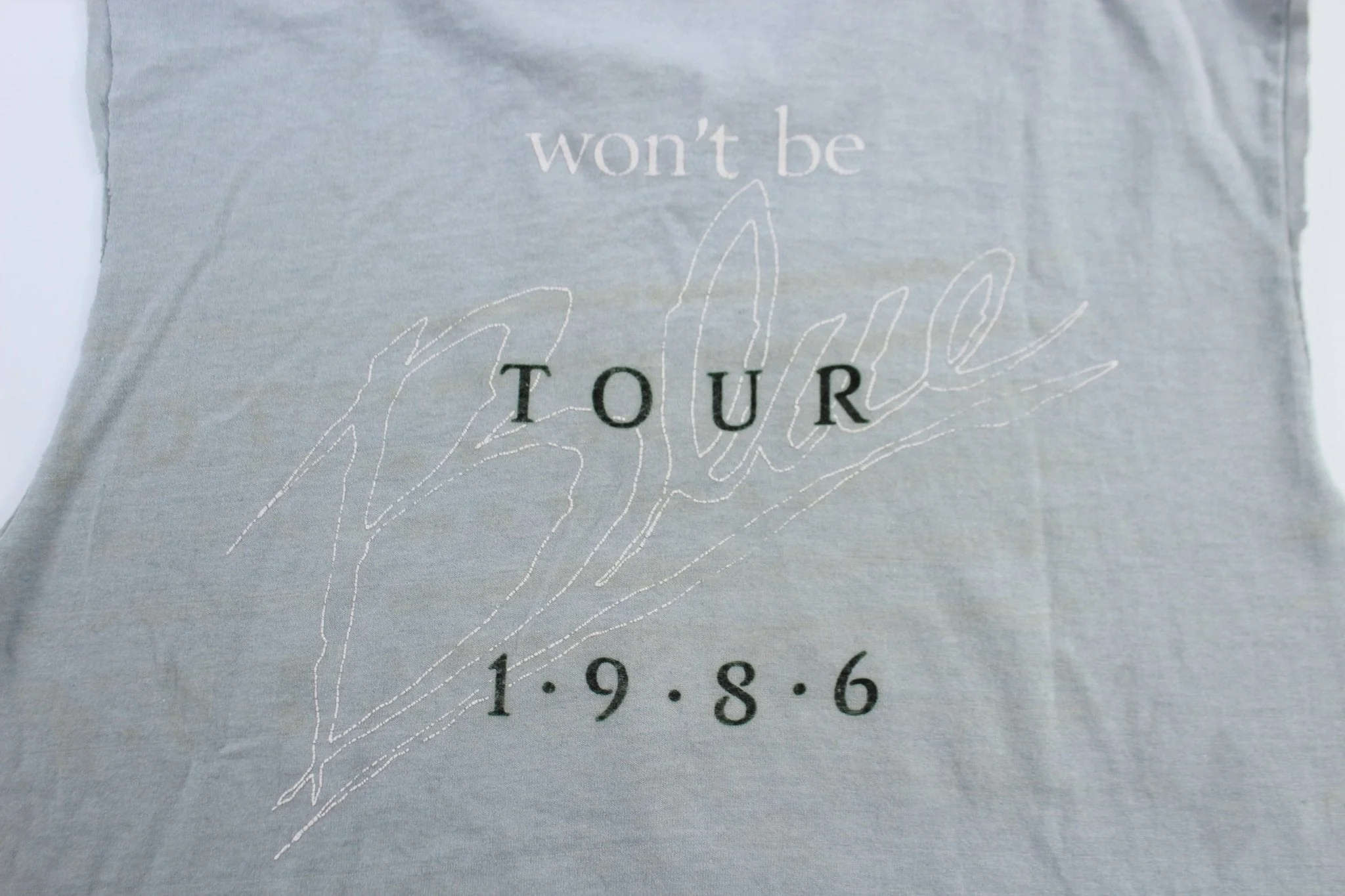 1986 Dan Seals Wont Be Blue Anymore Tour Tank Top - Image 4