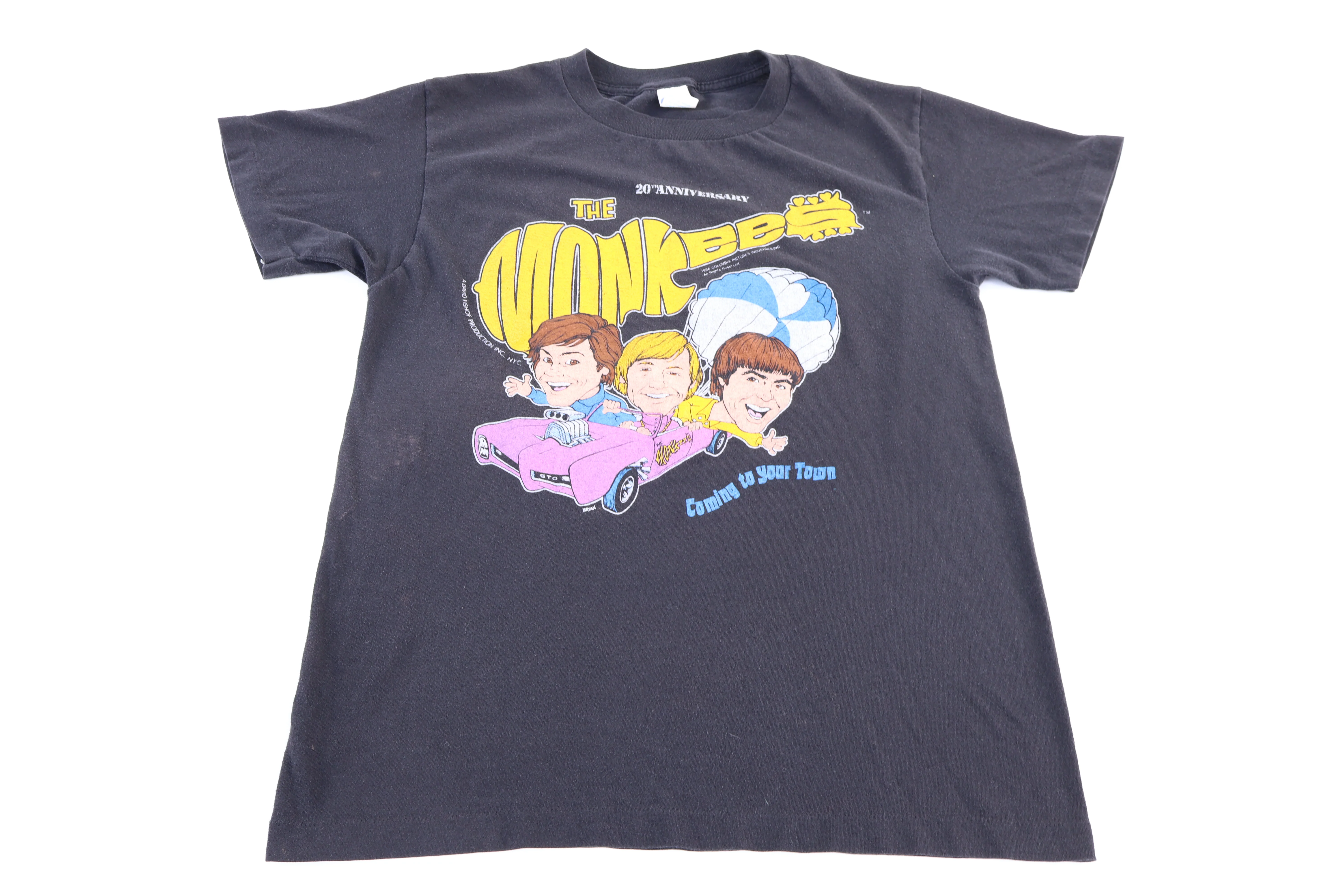1986 The Monkees Coming To Your Town T-shirt