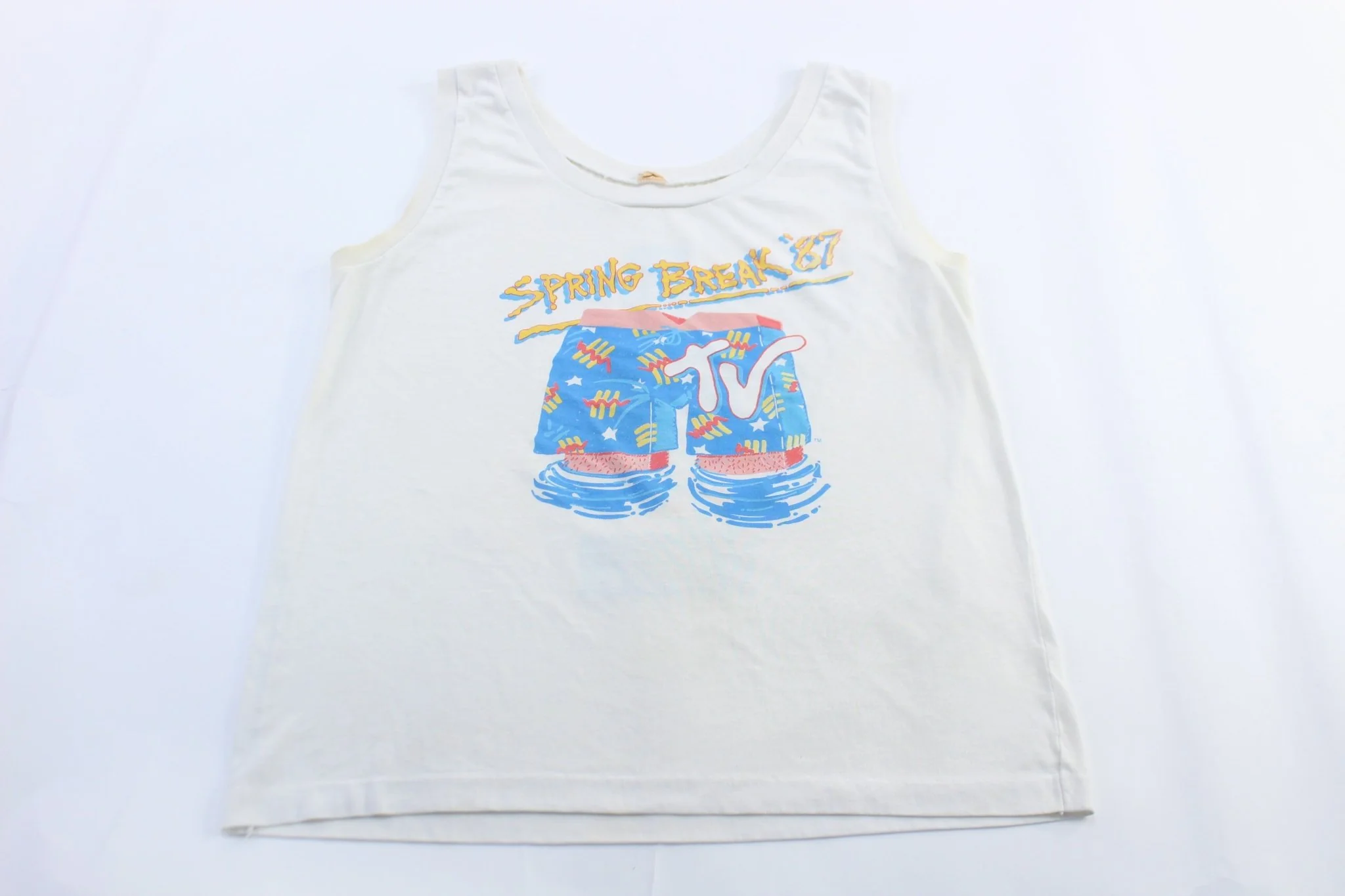 1987 MTV Spring Break Tank Top