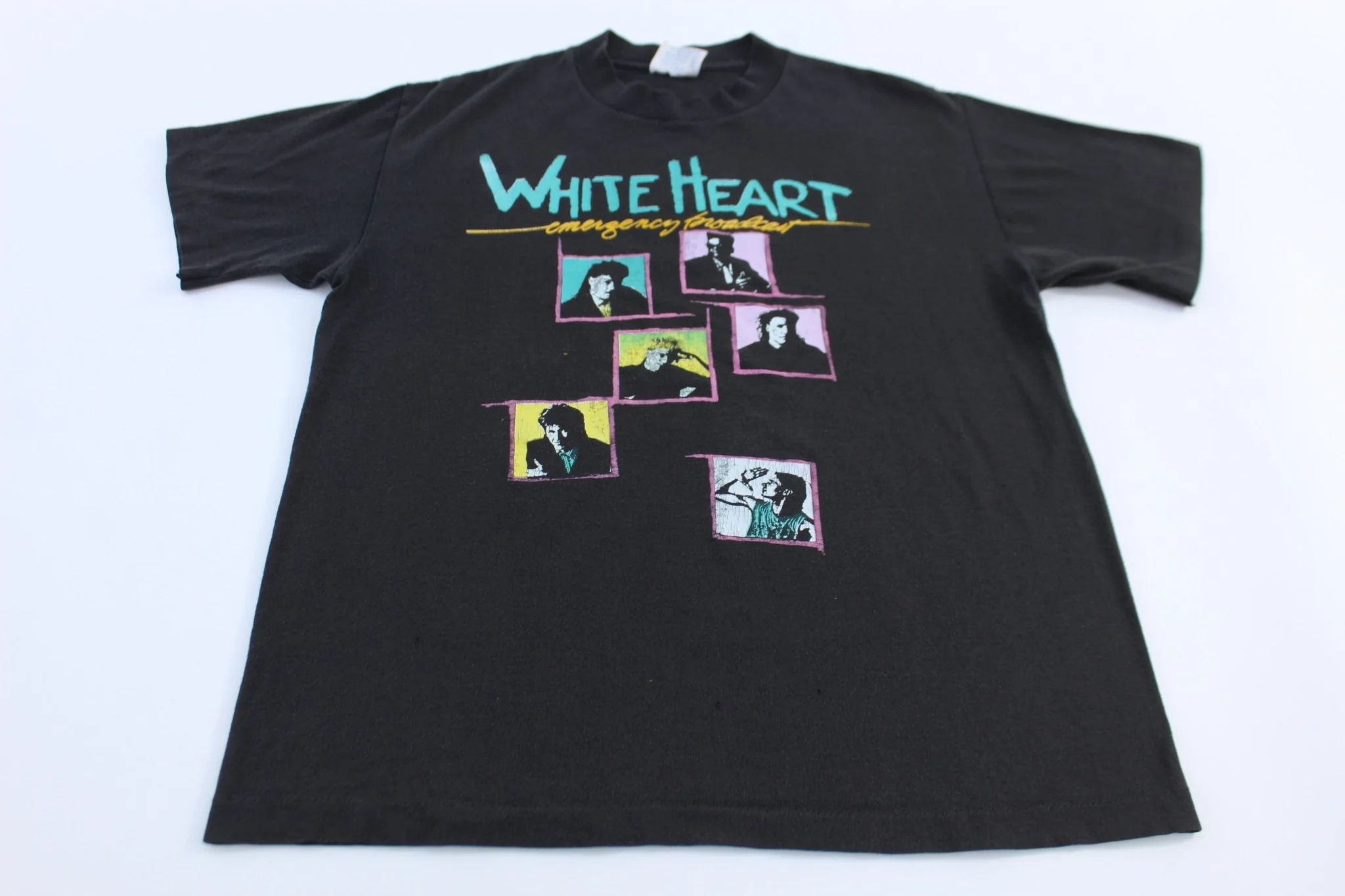 1987 White Heart Emergency Broadcast T-shirt