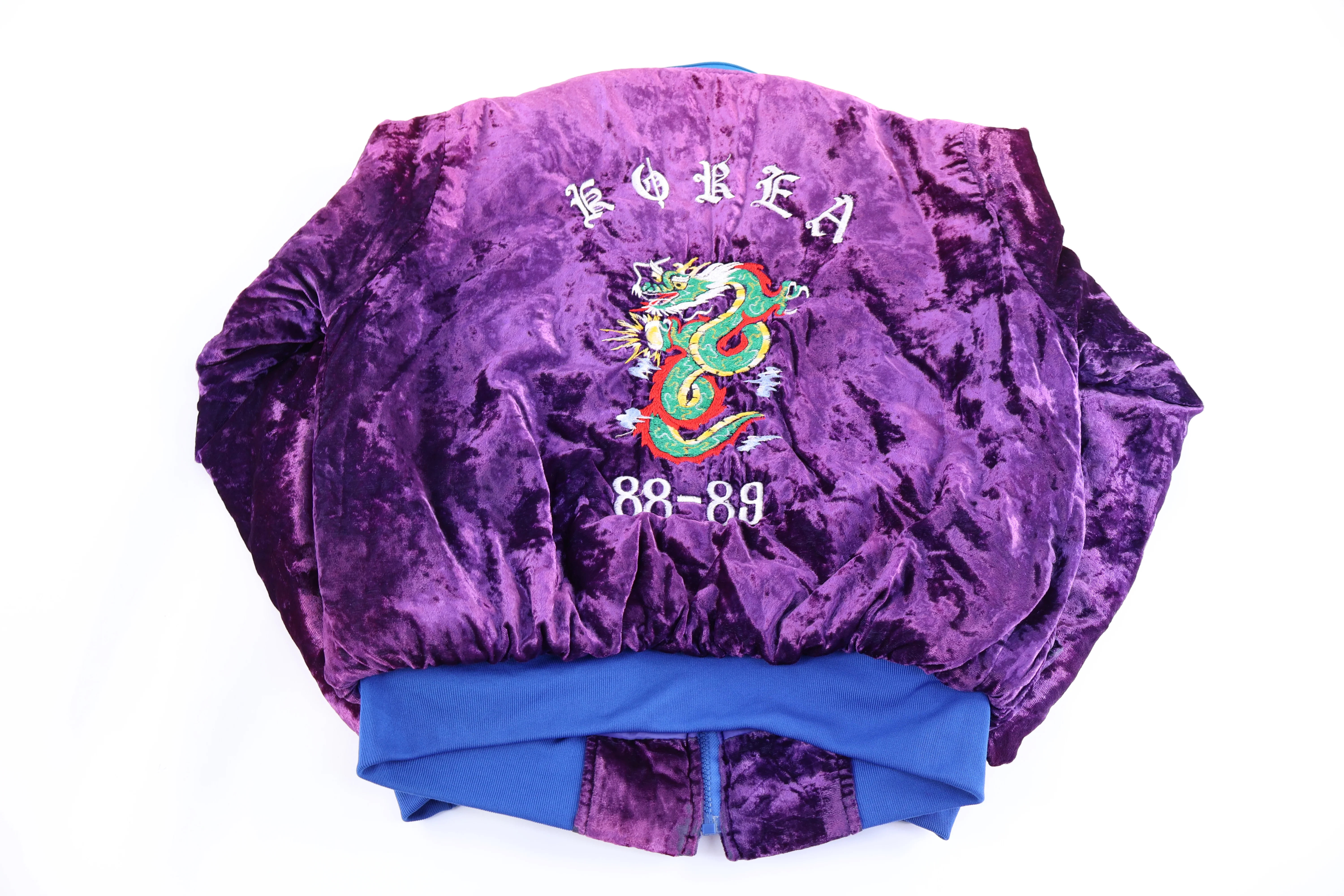 1988/89 Korea Souvenir Velvet Bomber Jacket