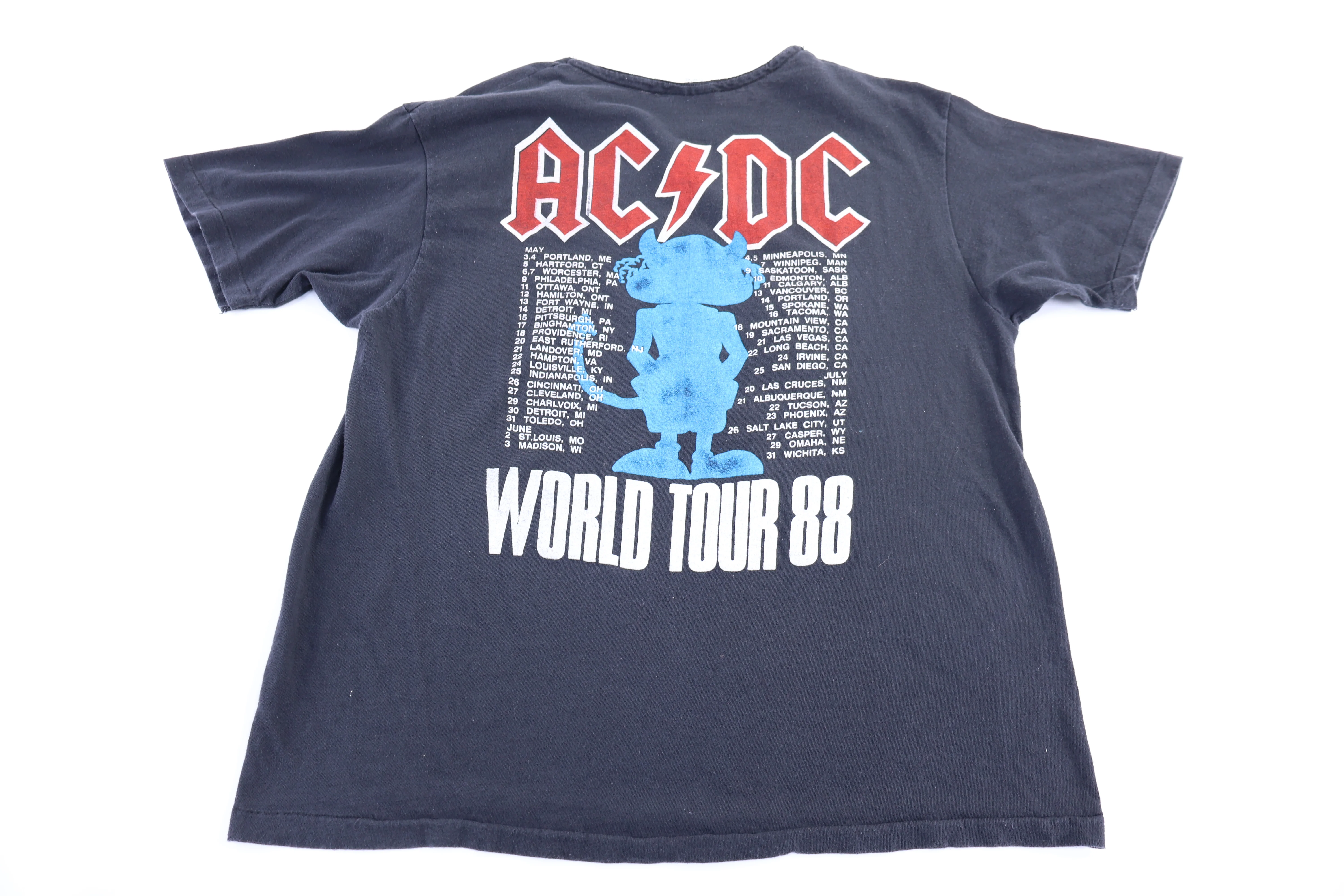 1988 ACDC Blow Up Your Video Tour T-shirt - Image 2