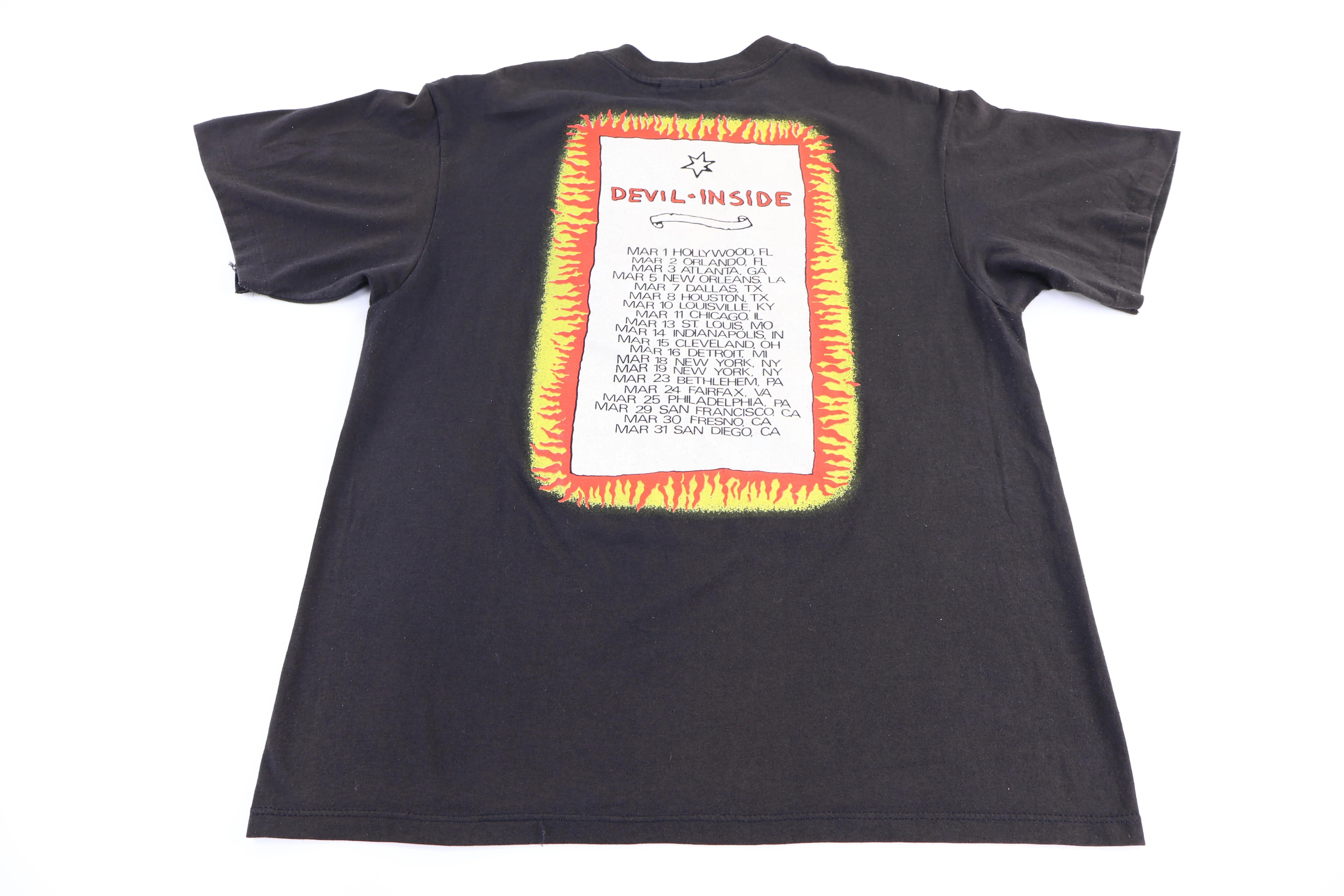 1988 INXS Devil Inside Tour T-shirt - Image 2