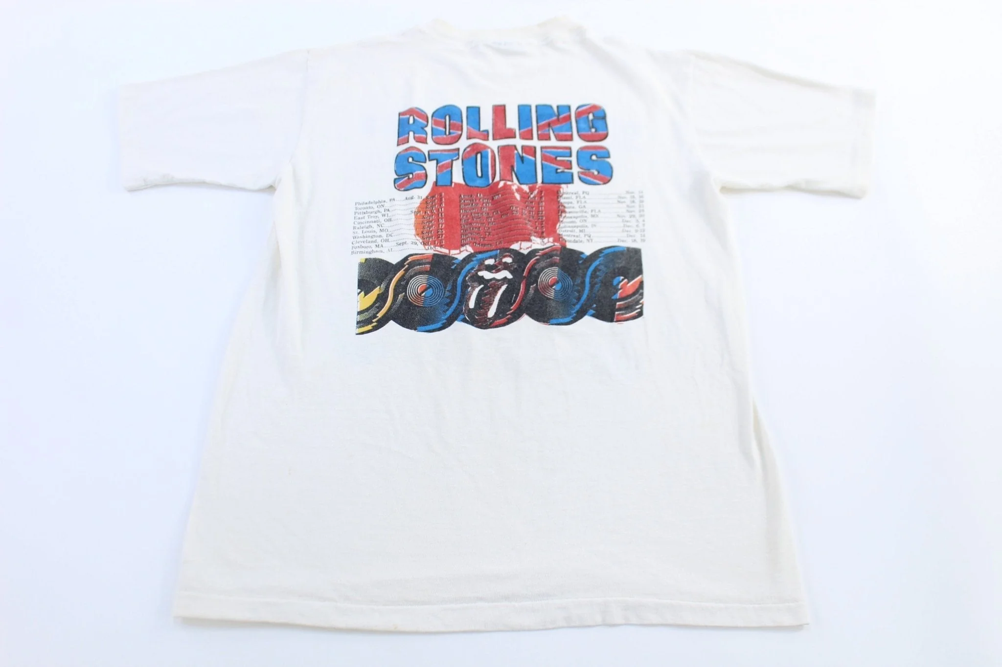 1989 Rolling Stones Steel Wheels Tour T-shirt - Image 2