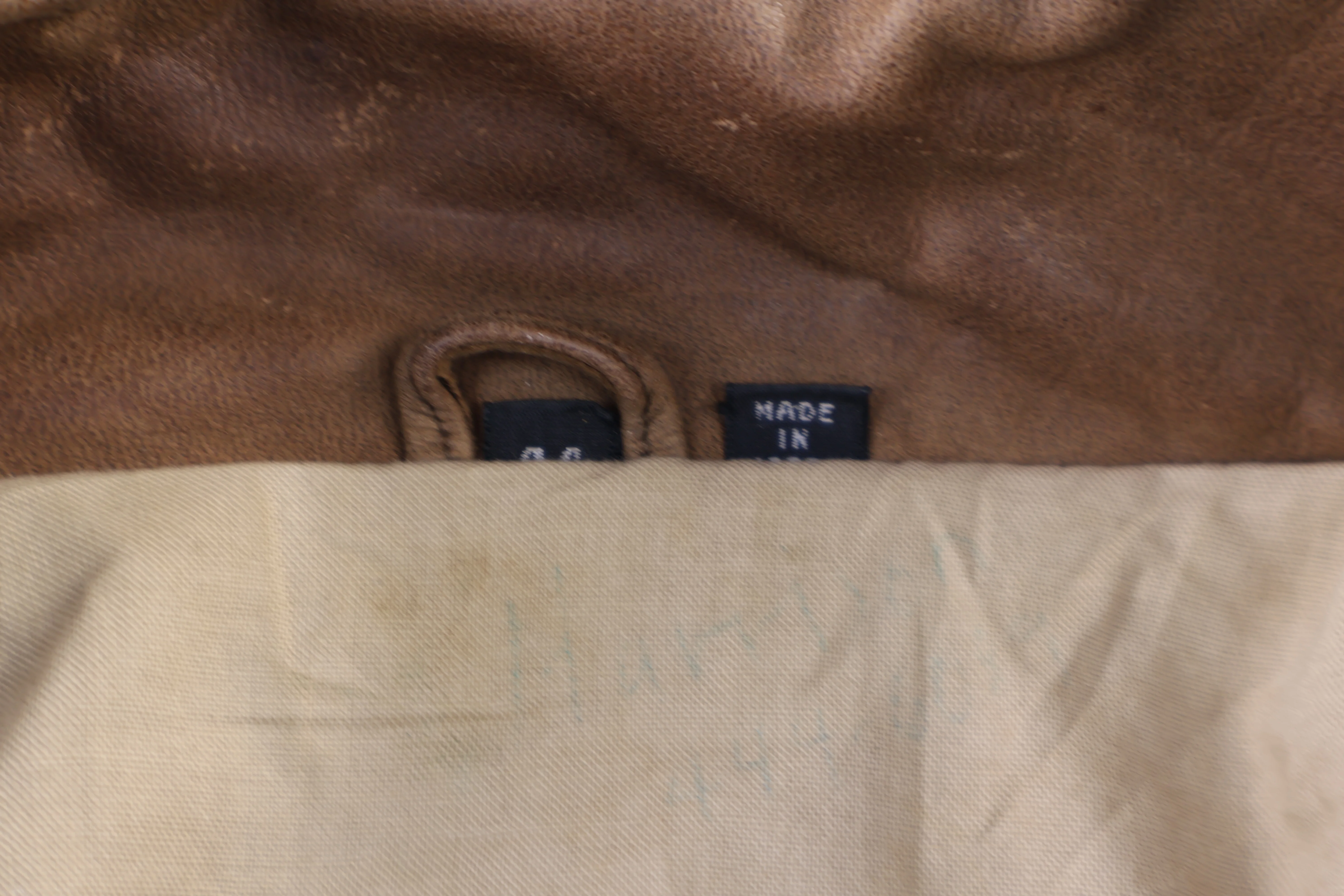 1990 Amron Leather Bomber Jacket - Image 3