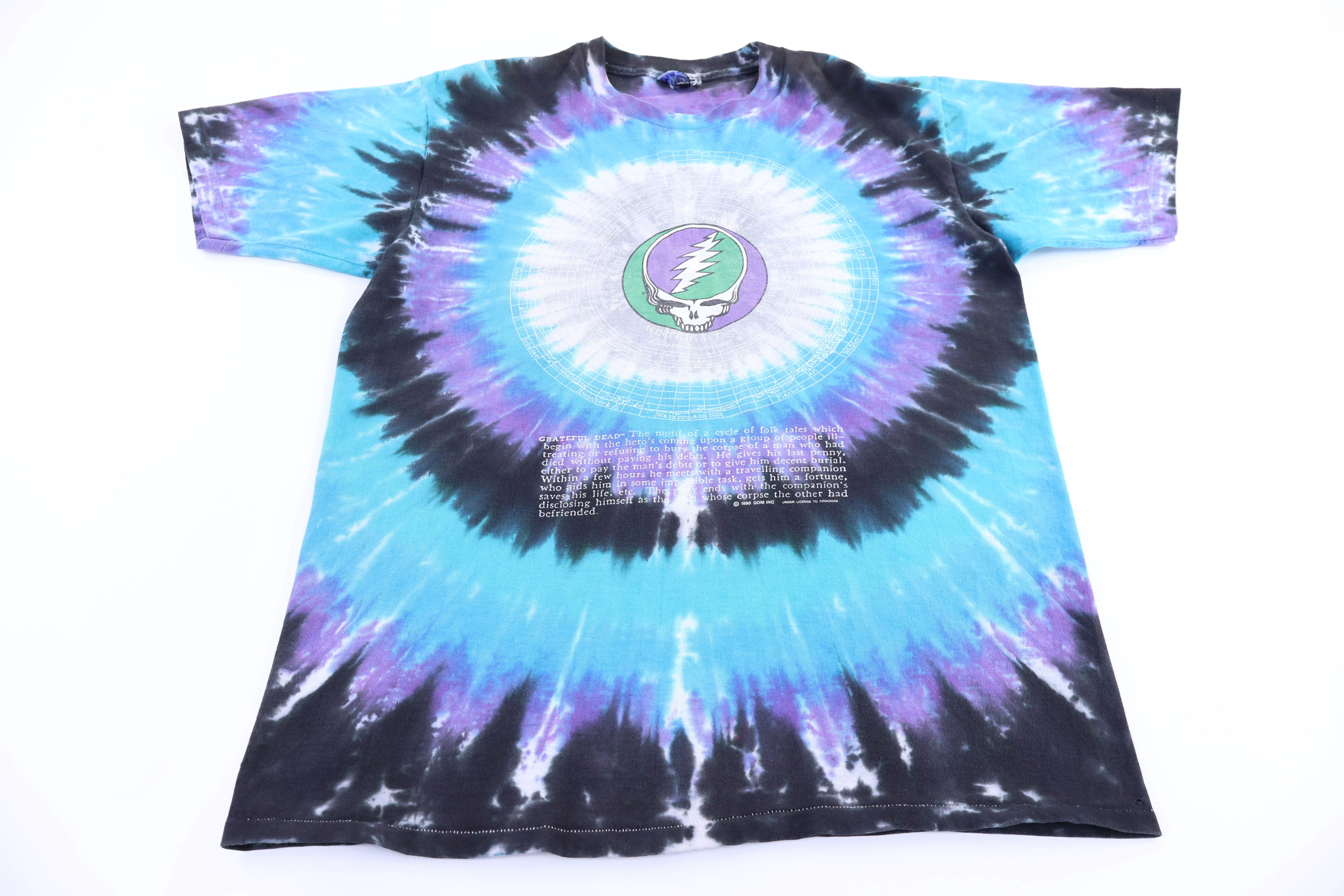 1990 Grateful Dead 25th Anniversary Tie Dye T-shirt
