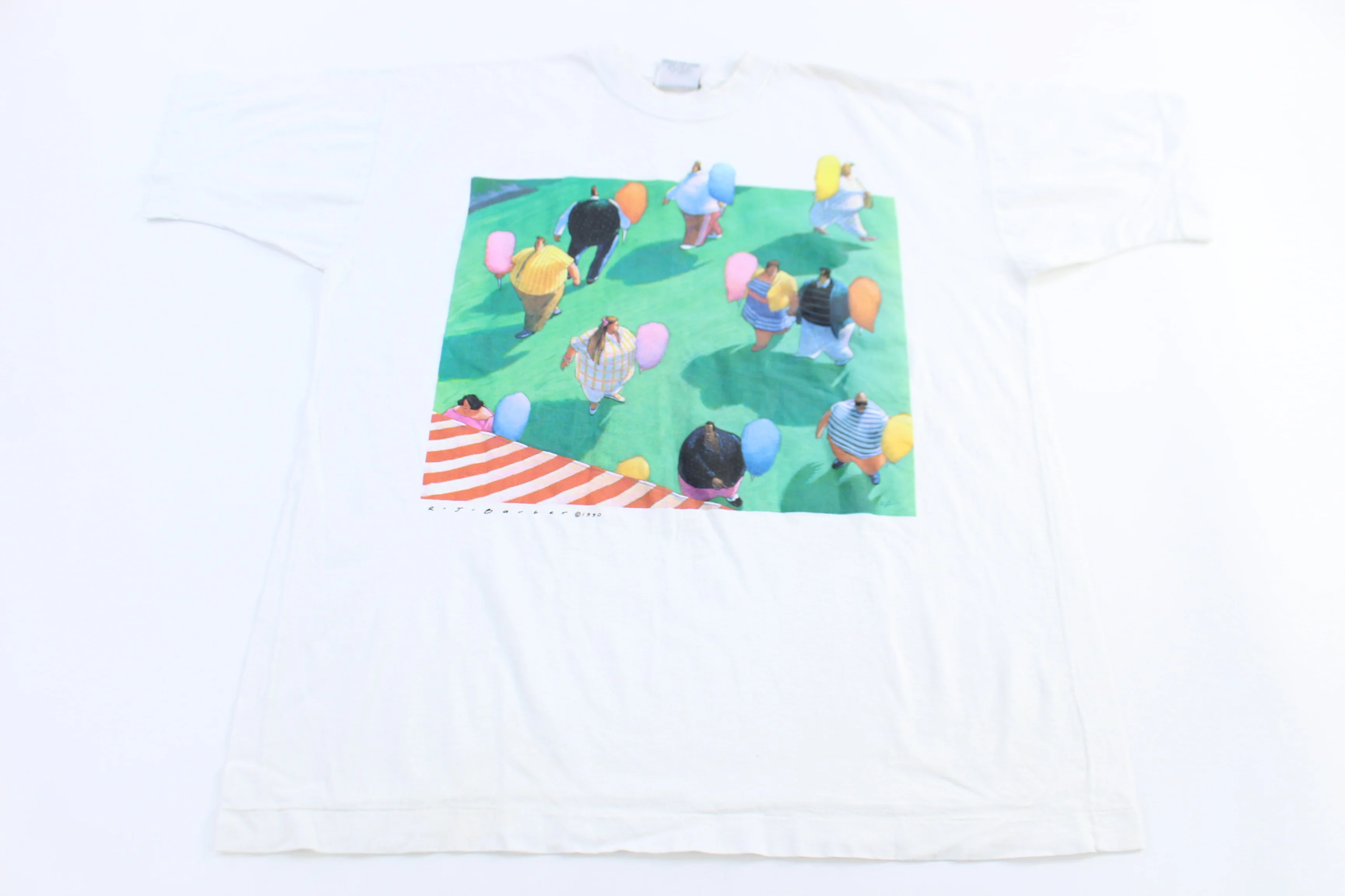 1990 R.J. Barbe Art Graphic T-shirt