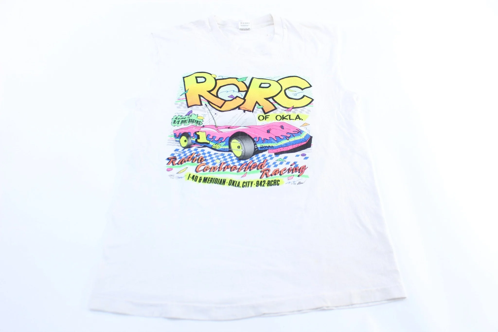 1990 Radio Controlled Racing Graphic Tank Top