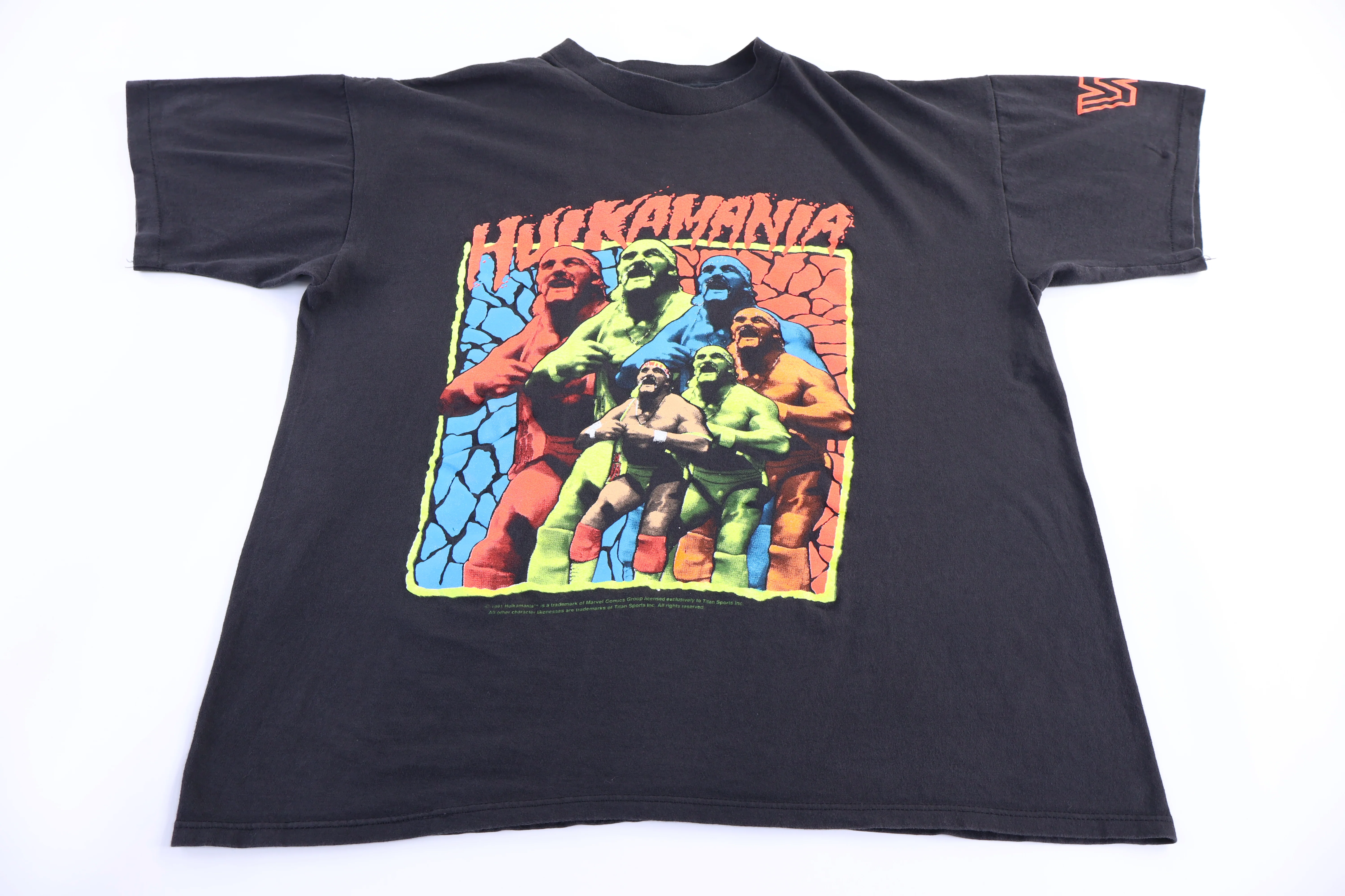 1991 Hulk Hogan Hulkamania T-shirt