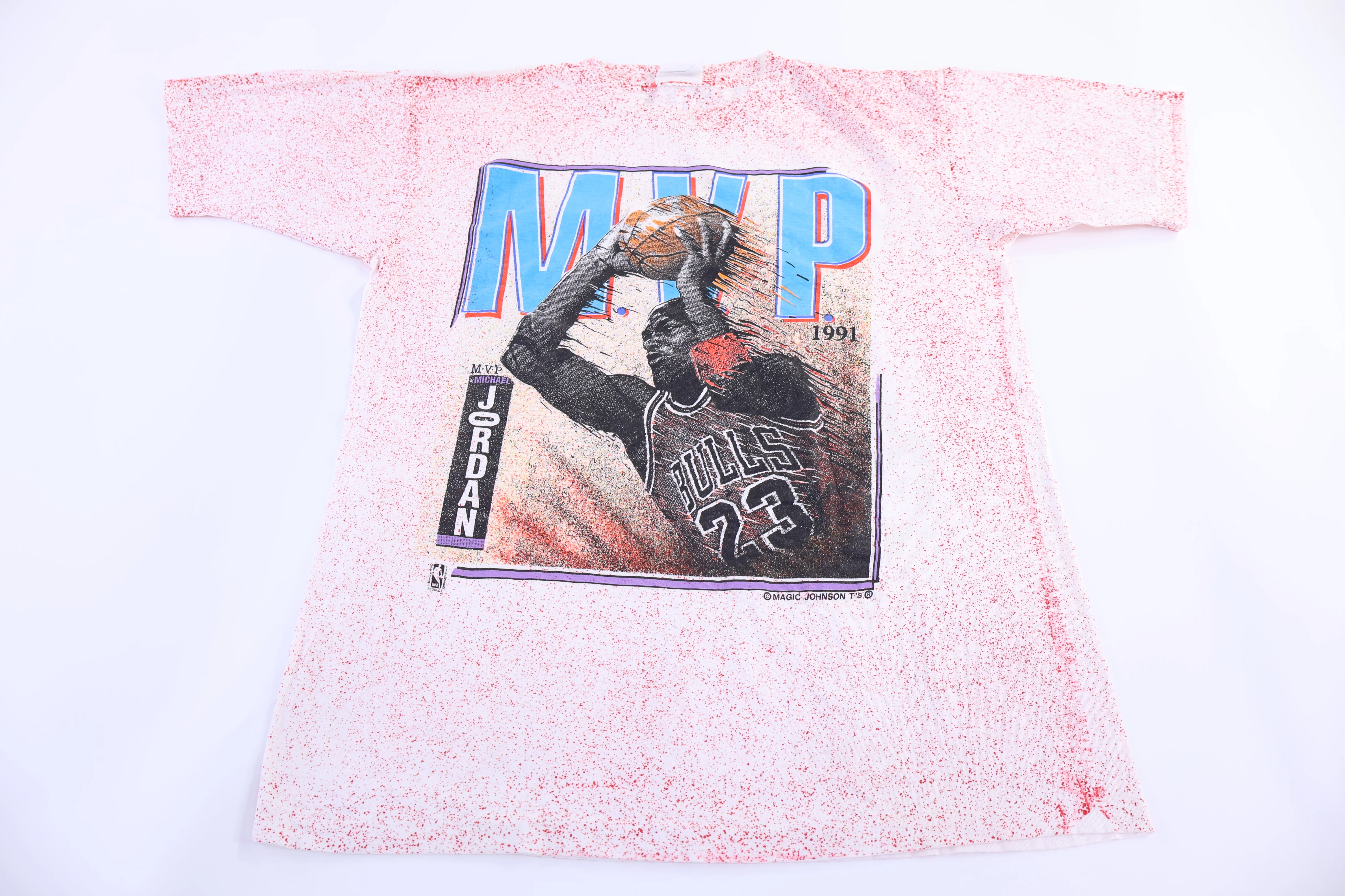 1991 Michael Jordan MVP All Over Graphic T-shirt