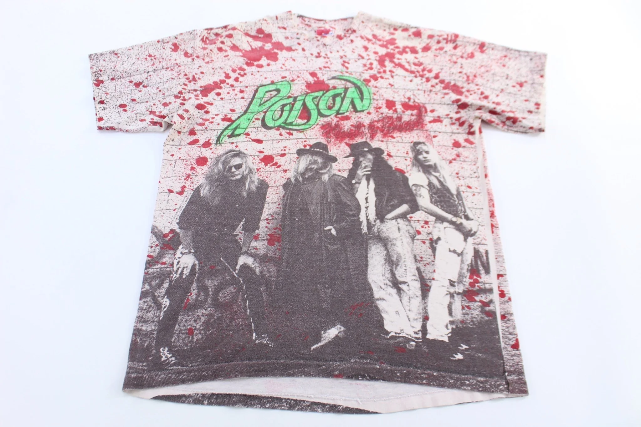 1991 Poison Fresh & Blood Tour T-shirt