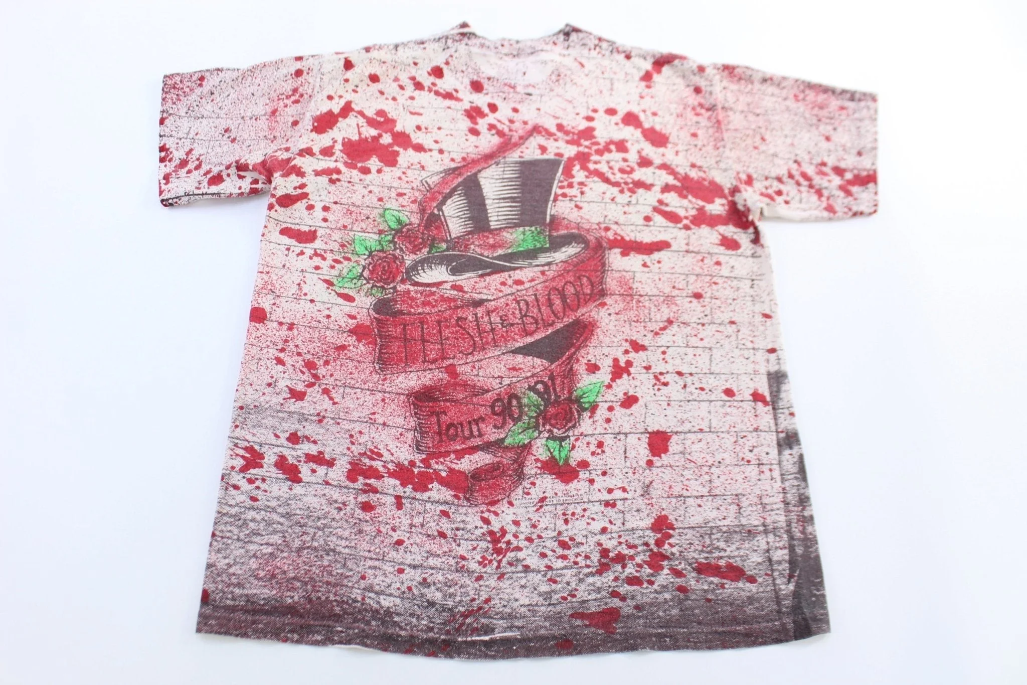 1991 Poison Fresh & Blood Tour T-shirt - Image 2