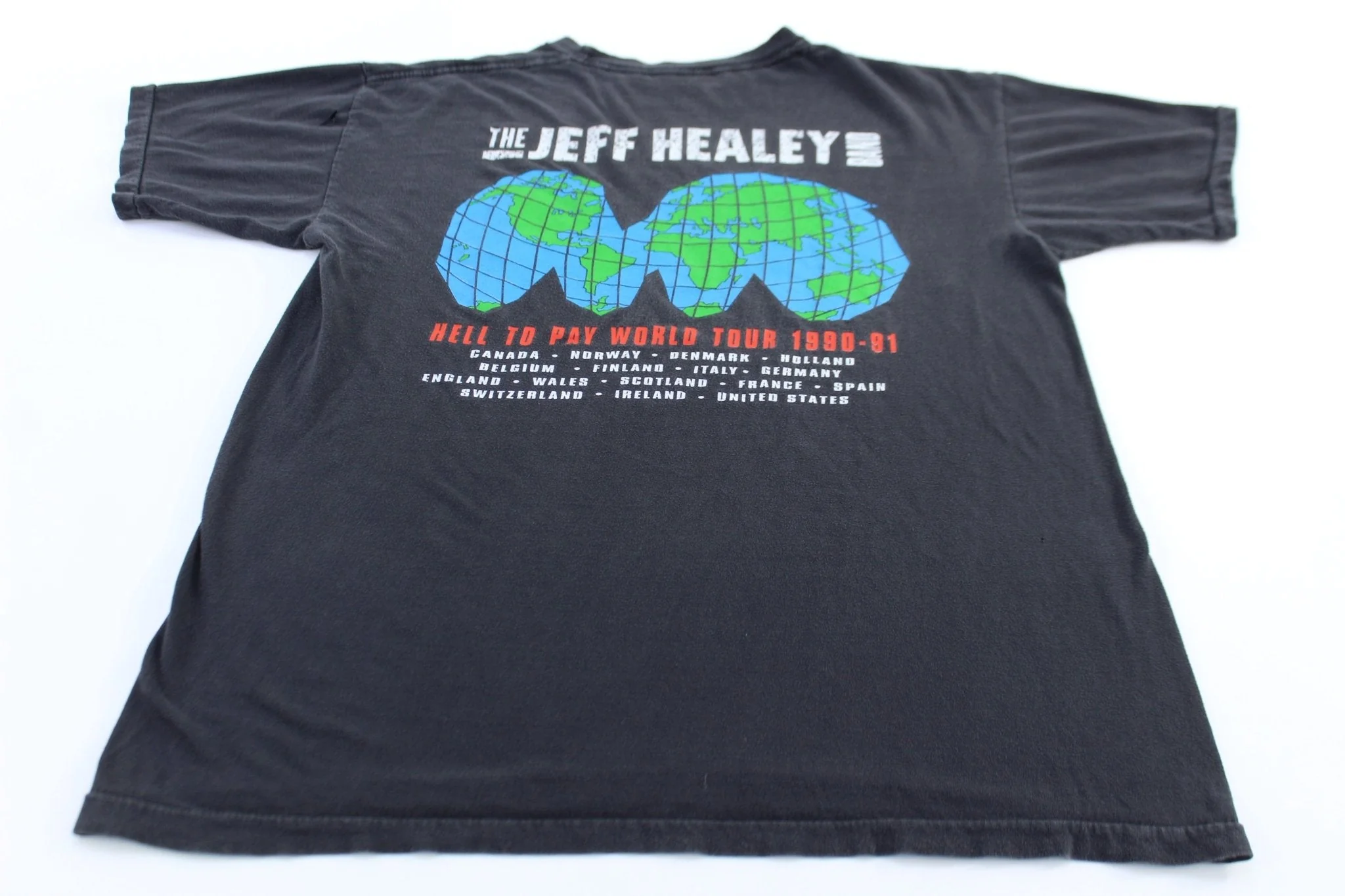 1991 The Jeff Healey Band Tour T-shirt - Image 2