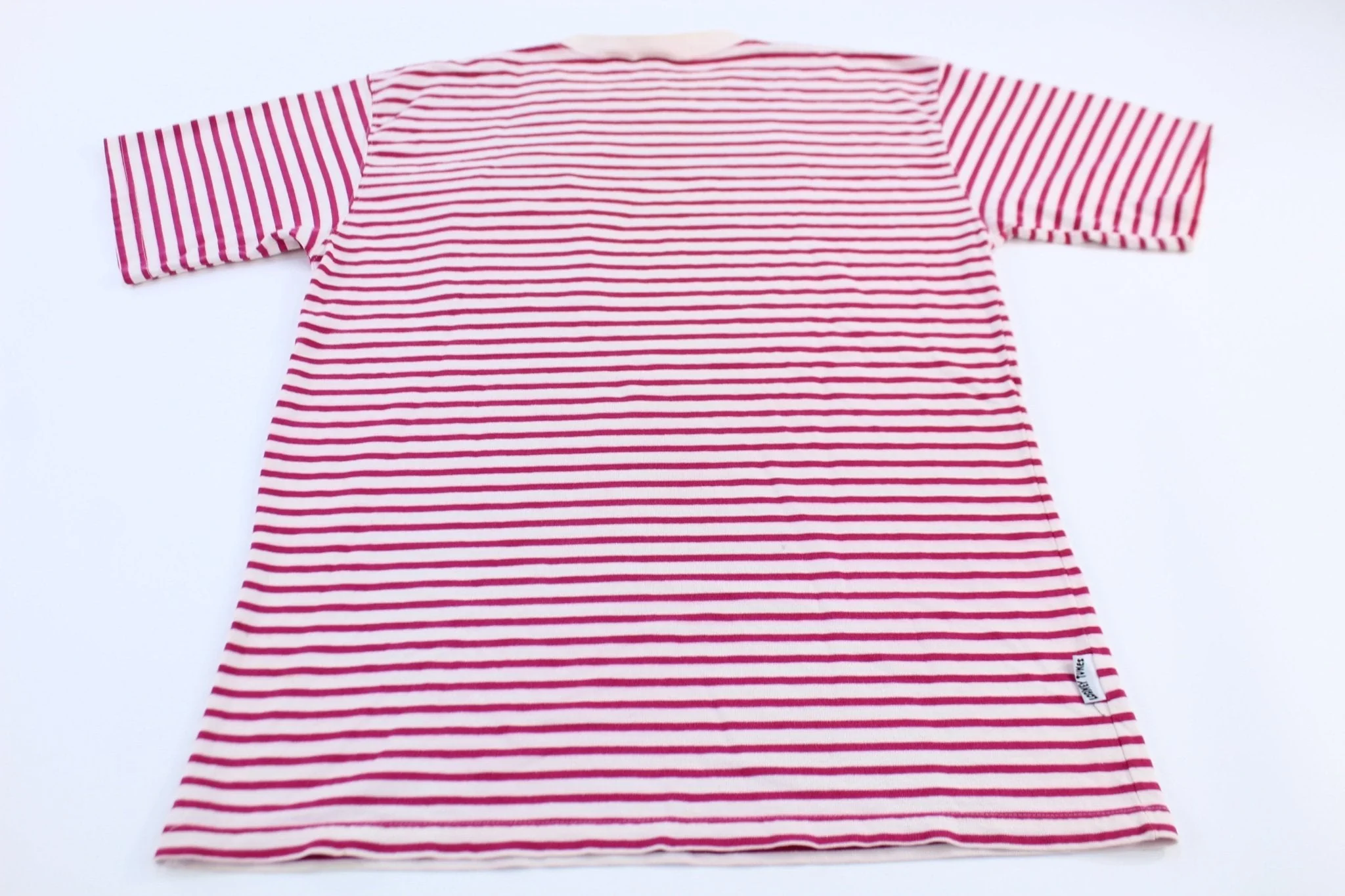 1992 Acme Clotihng Bugs Bunny Pink Striped T-Shirt - Image 2