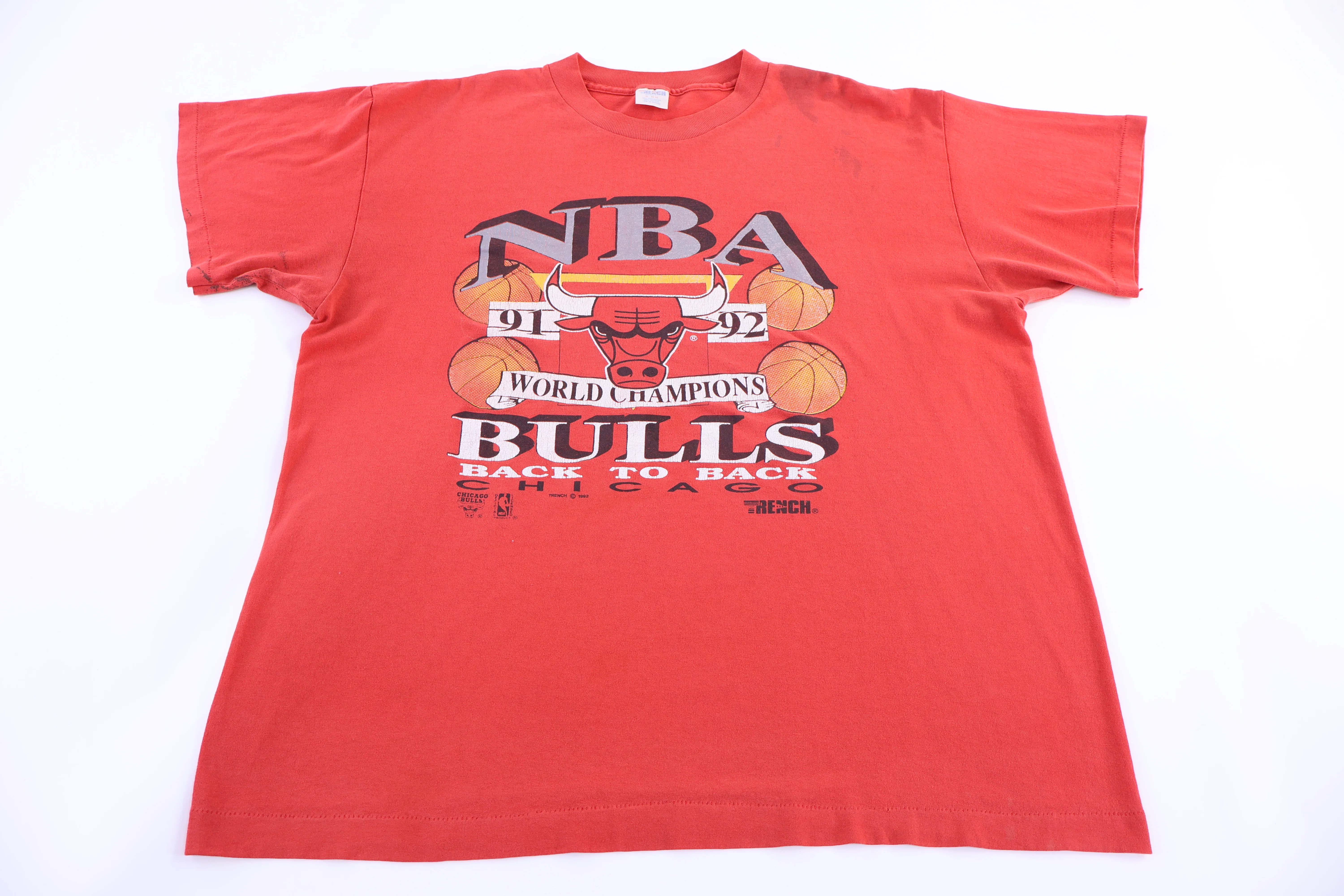 1992 Chicago Bulls Basketball Champions T-shirt
