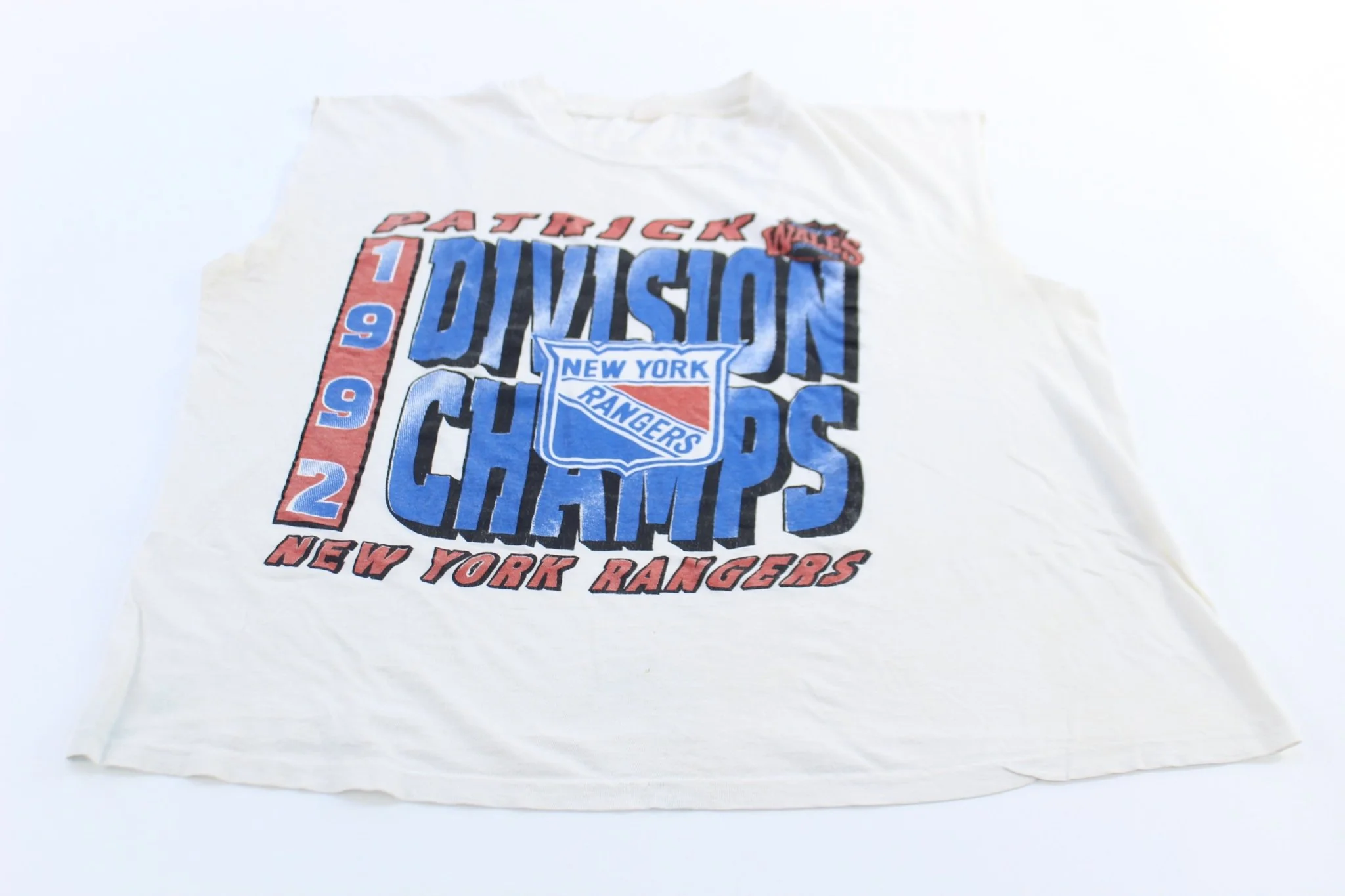 1992 New York Rangers Patrick Division Champs Tank Top