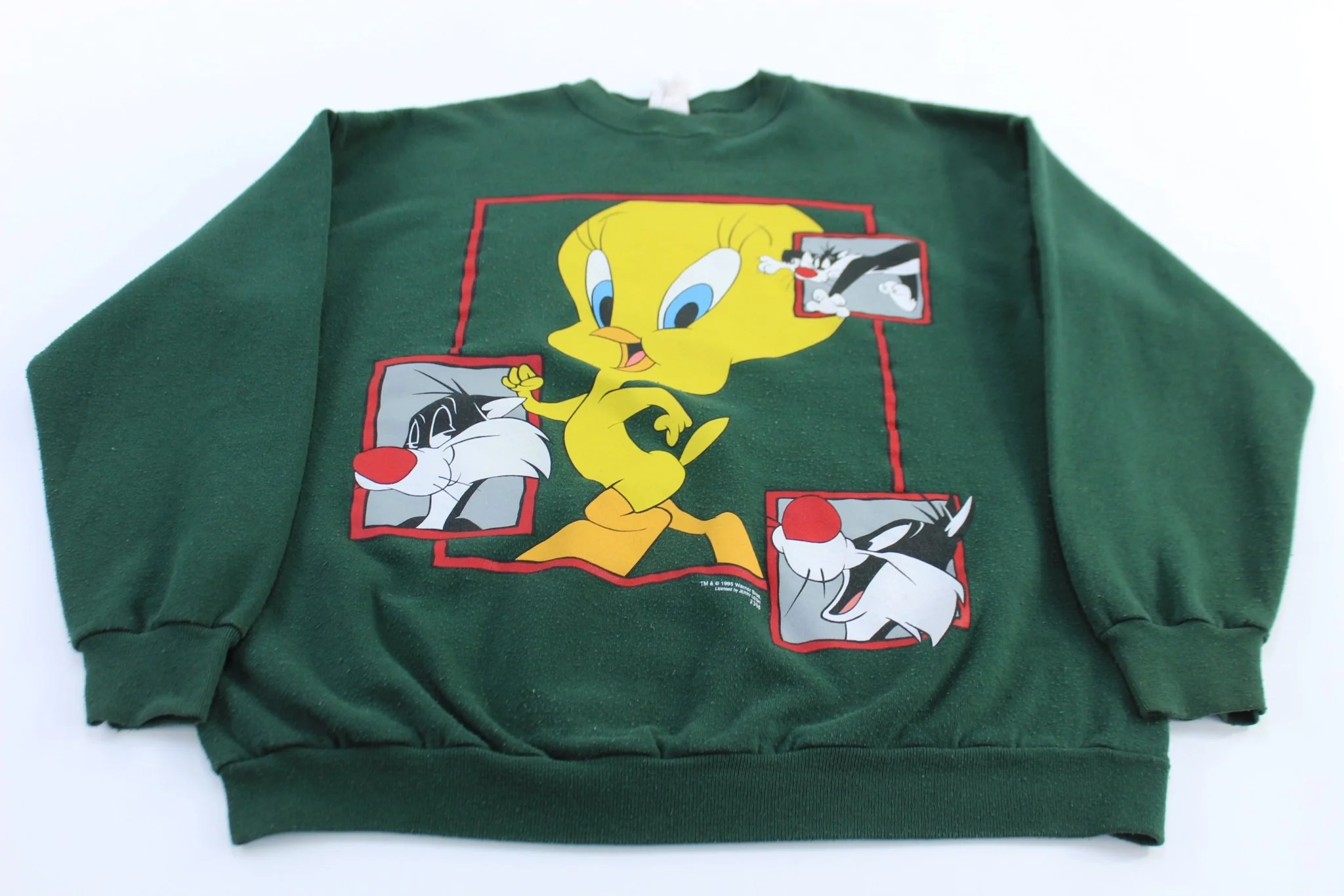 1993 Looney Tunes Tweety & Sylvester Graphic Sweatshirt