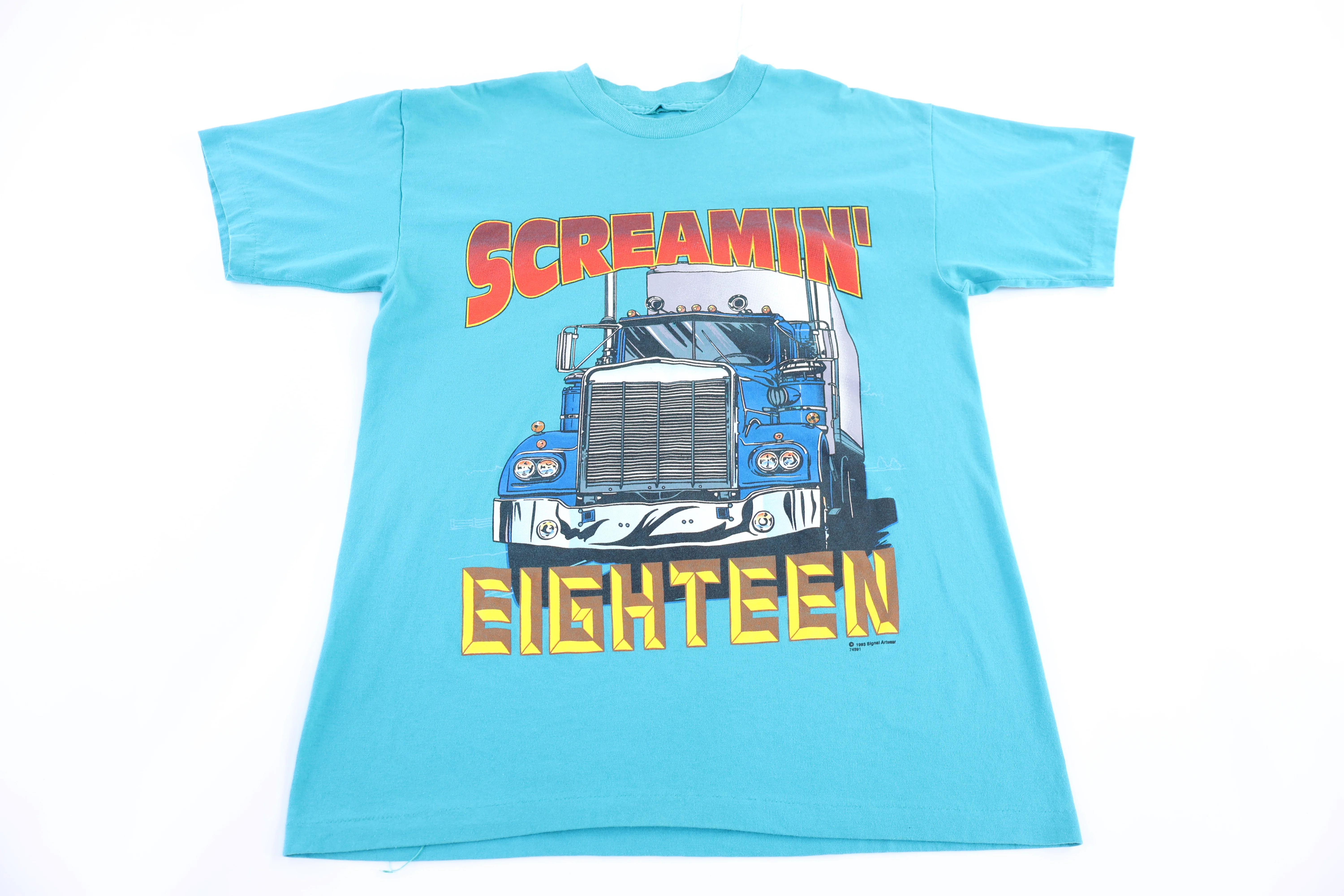 1993 Screaming Eighteen Truck Graphic T-shirt