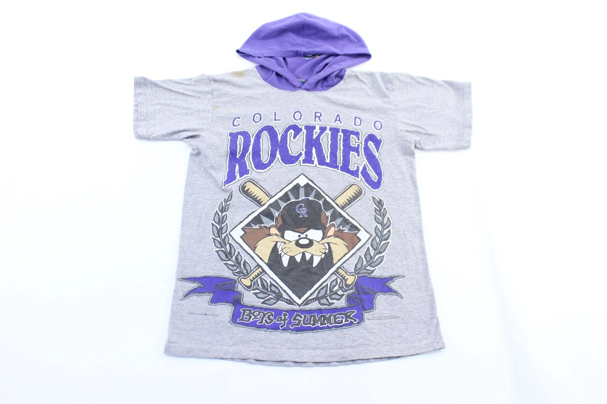 1994 Colorado Rockies Tasmanian Devil Lightweight Hoodie