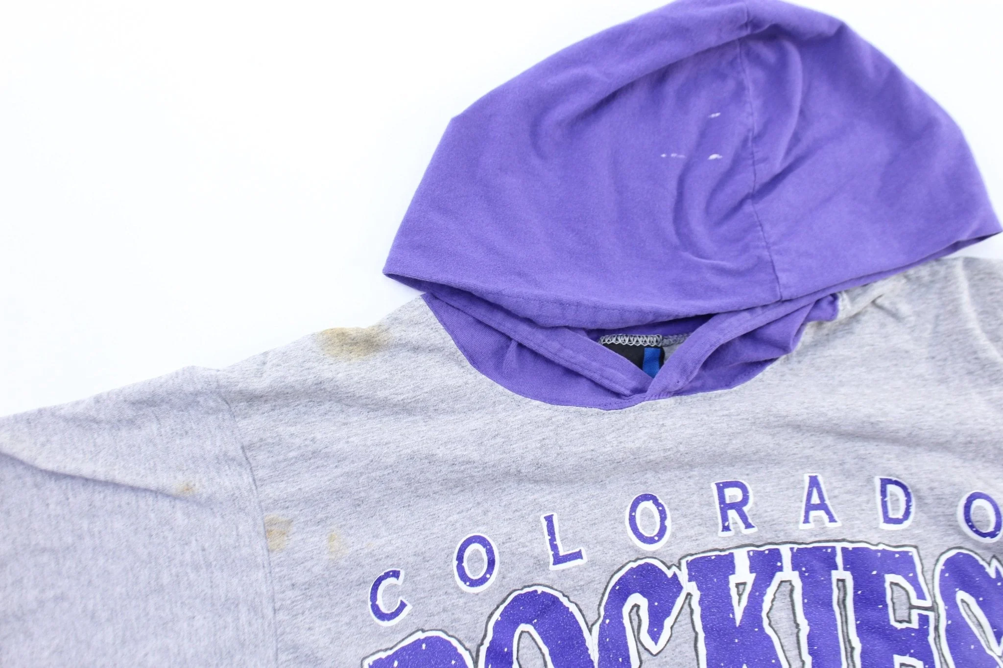 1994 Colorado Rockies Tasmanian Devil Lightweight Hoodie - Image 4