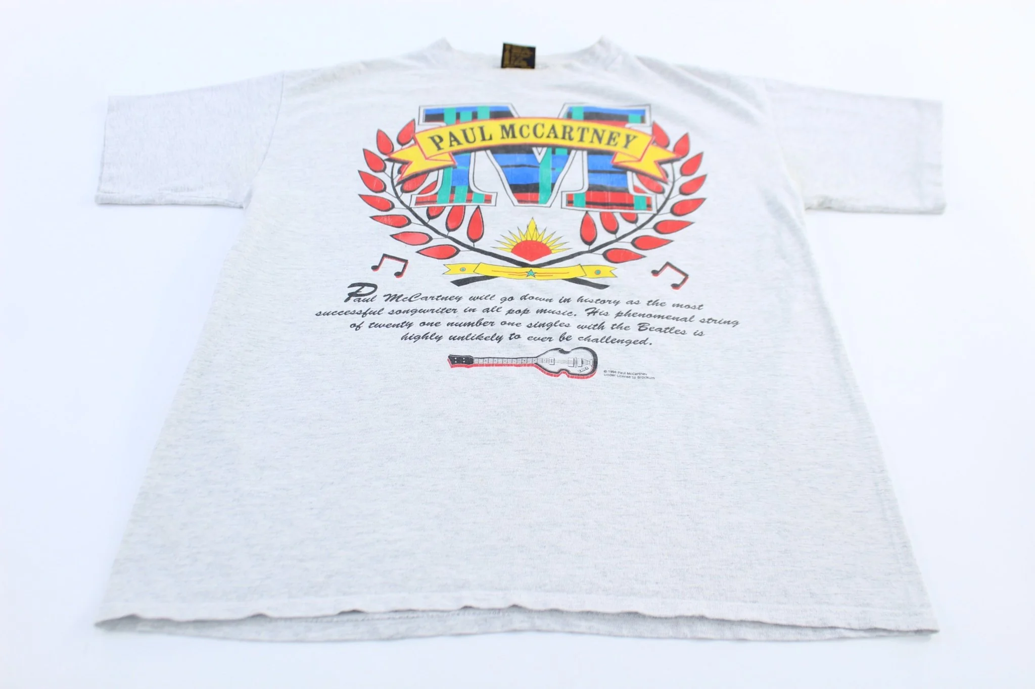 1994 Paul McCartney Most Successful Songwriter T-shirt