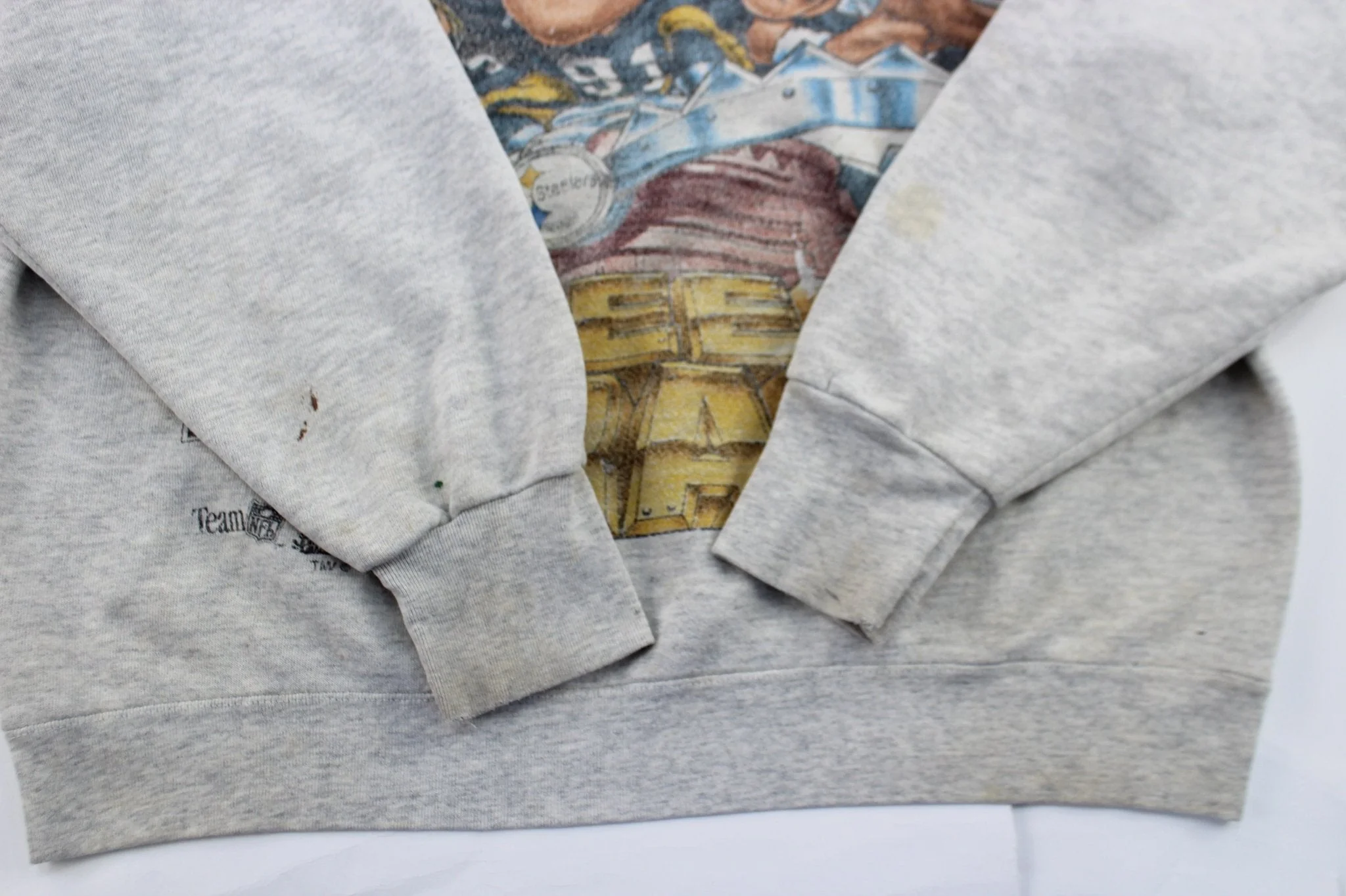 1994 Pittsburgh Steelers Football Caricature Graphic Sweatshirt - Image 3