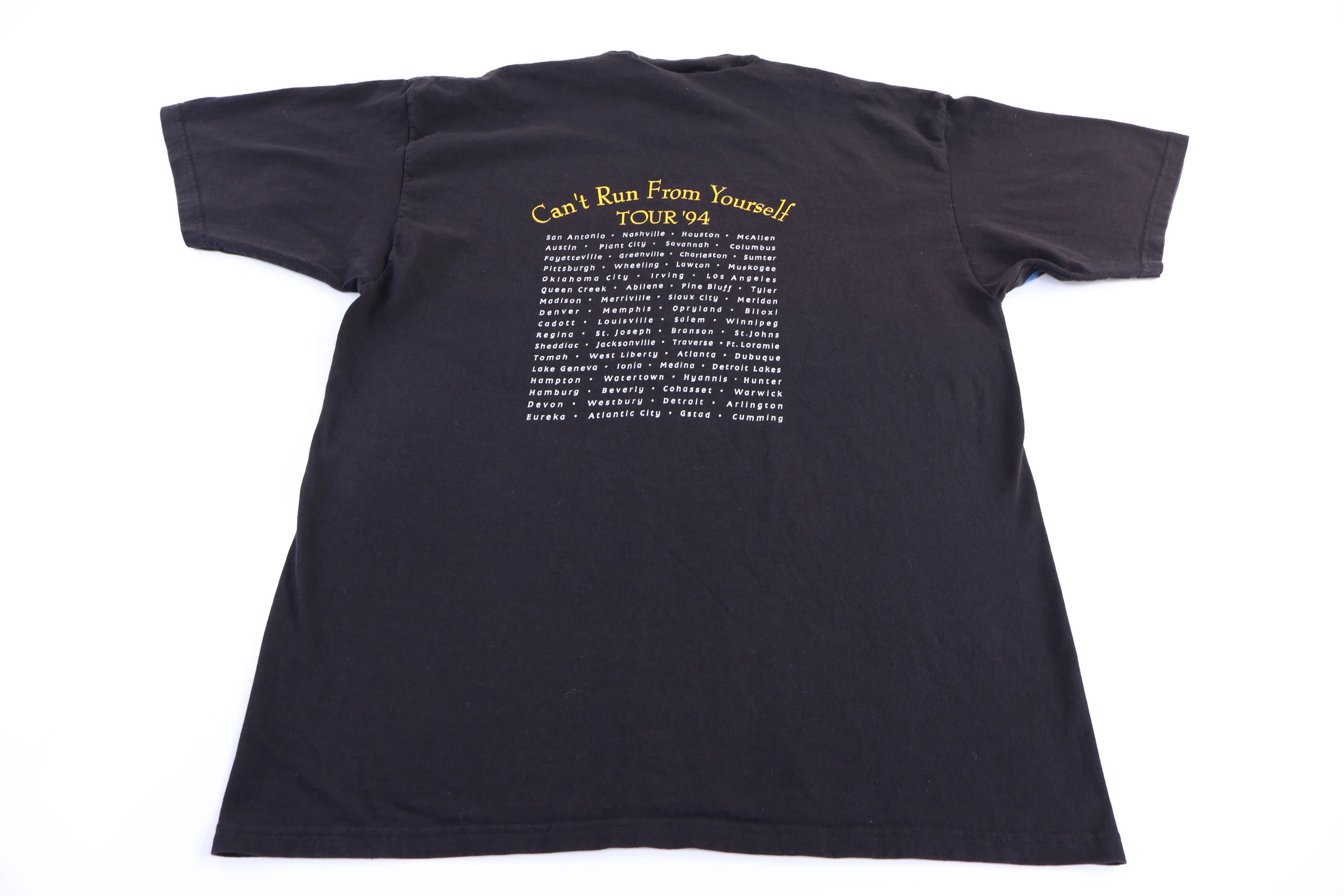 1994 Tanya Tucker Can't Run From Yourself Tour T-shirt - Image 2
