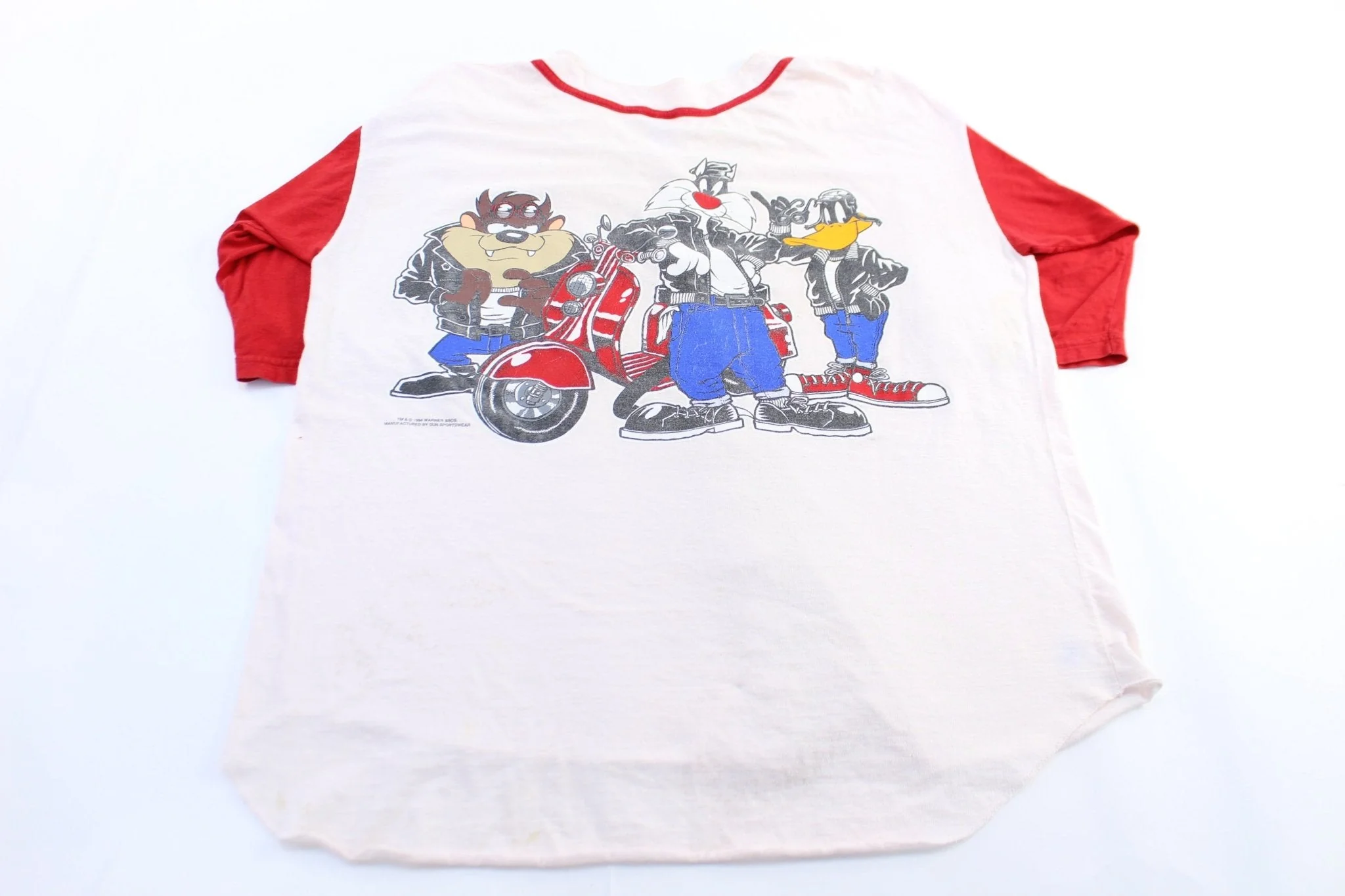 1994 Warner Bros Looney Tunes Biker Jersey - Image 2