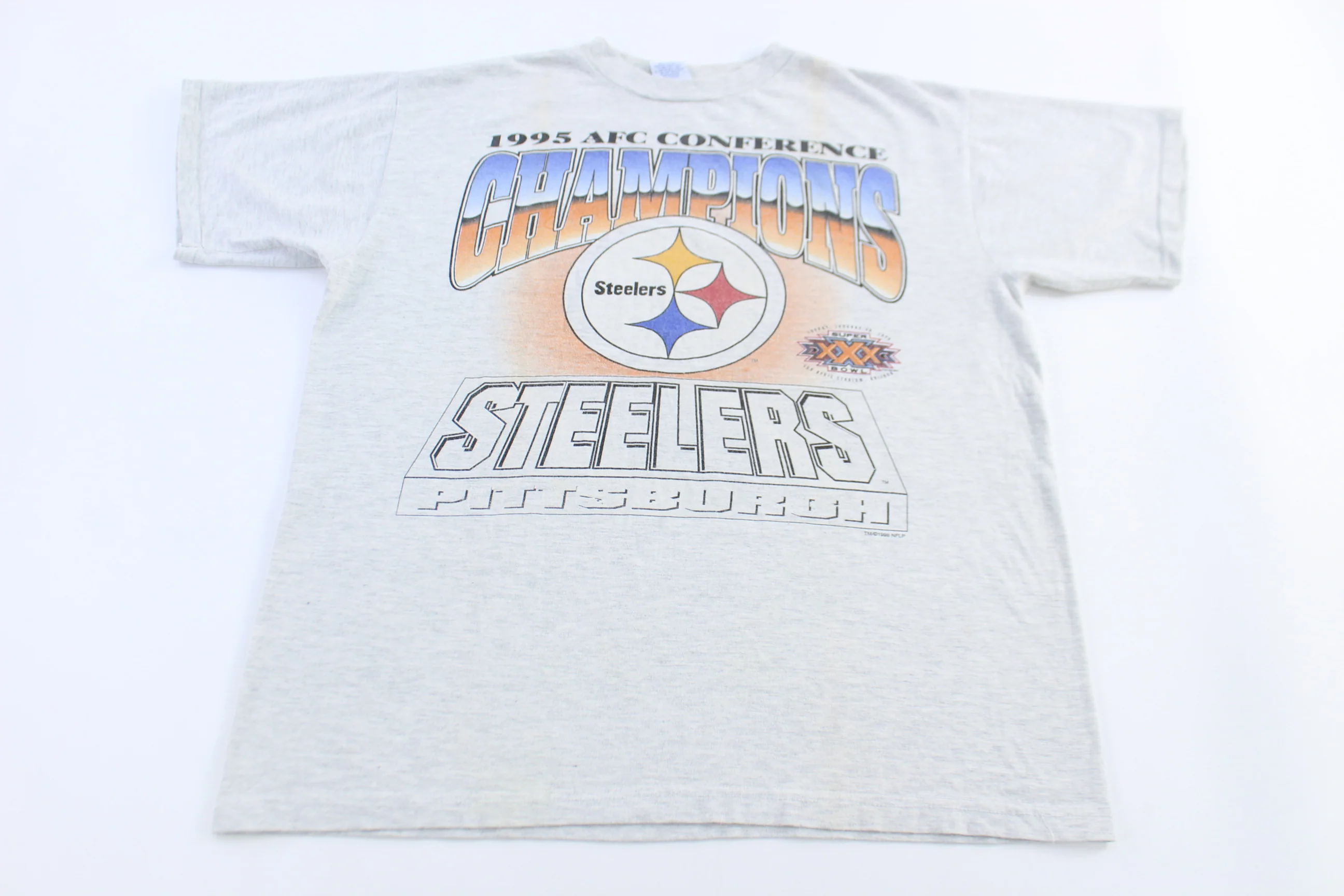 1995 AFC Champion Pittsburgh Steelers Football T-shirt