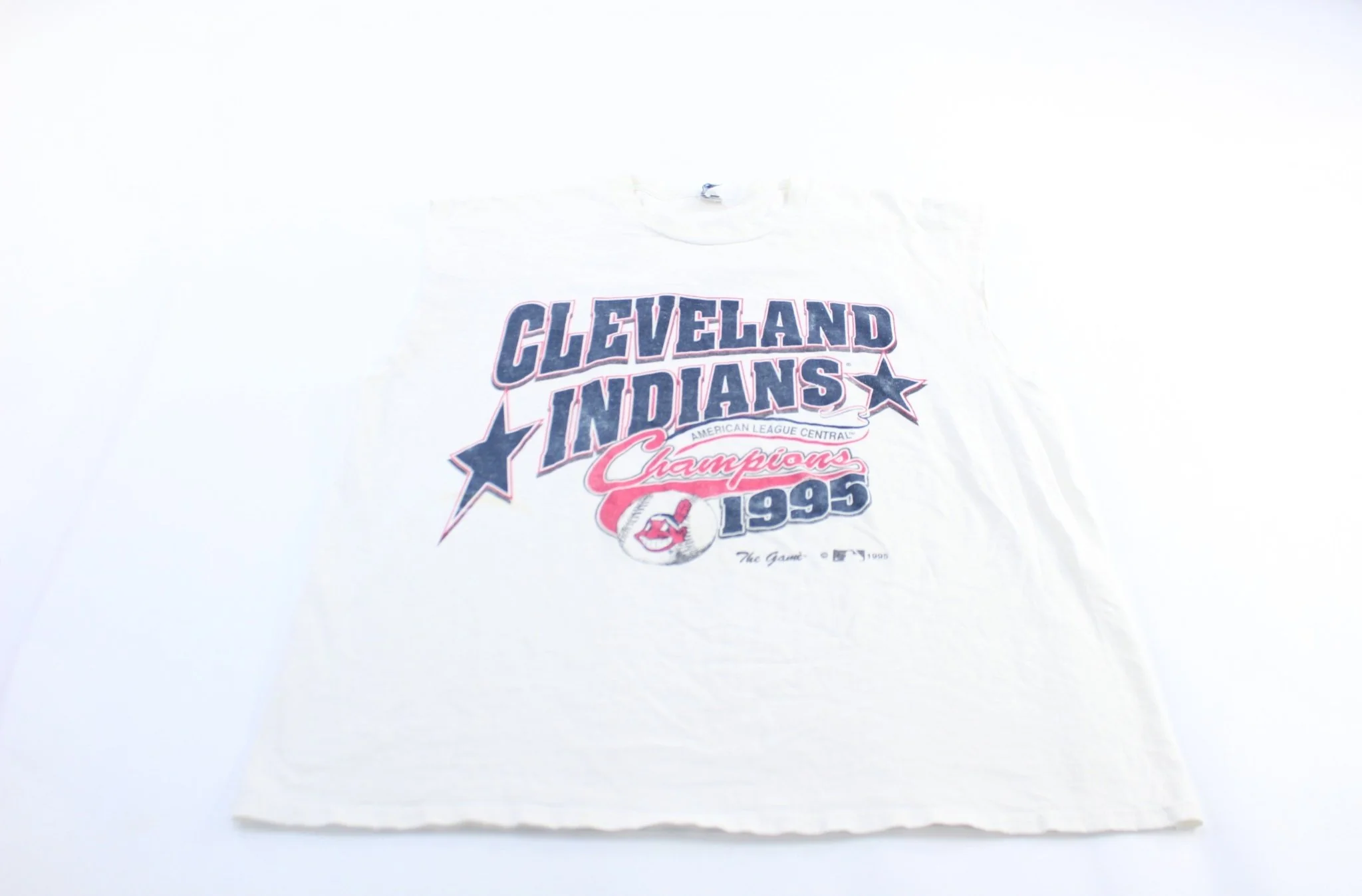 1995 Cleveland Indians American League Champions Tank Top