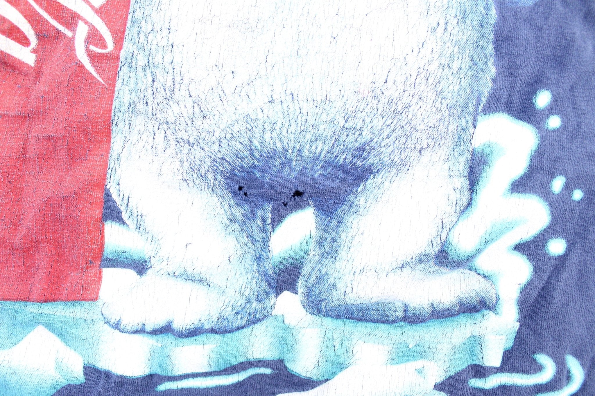1995 Coca-Cola Polar Bear Promo T-Shirt - Image 3