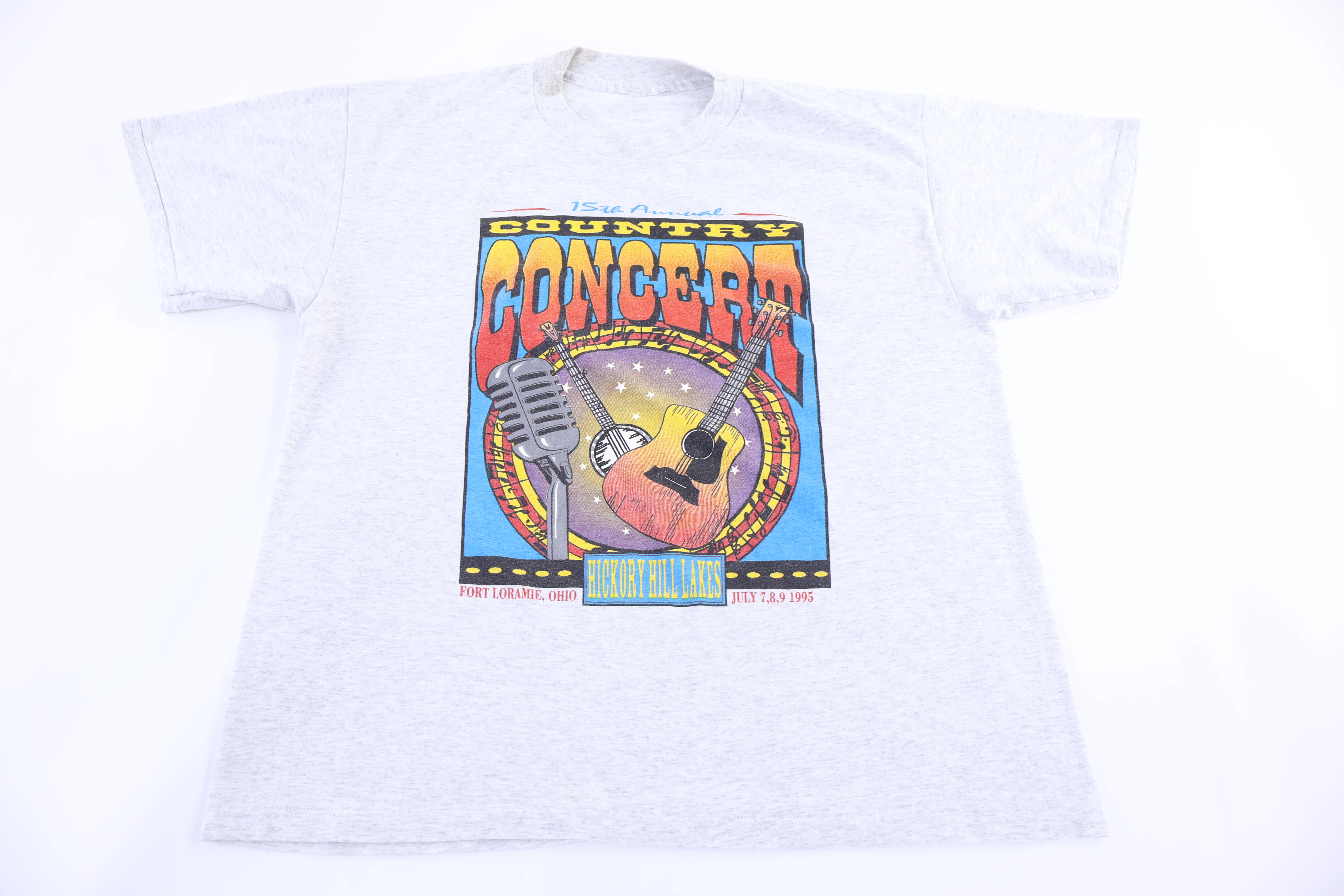 1995 Country Concert Hickory Hilllakes T-shirt