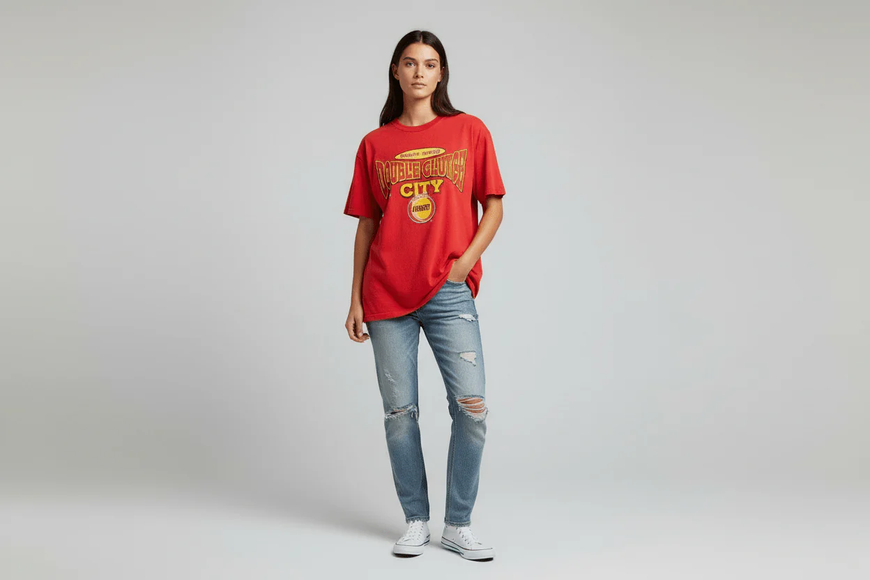 1995 Double Clutch City Houston Rockets Basketball T-shirt