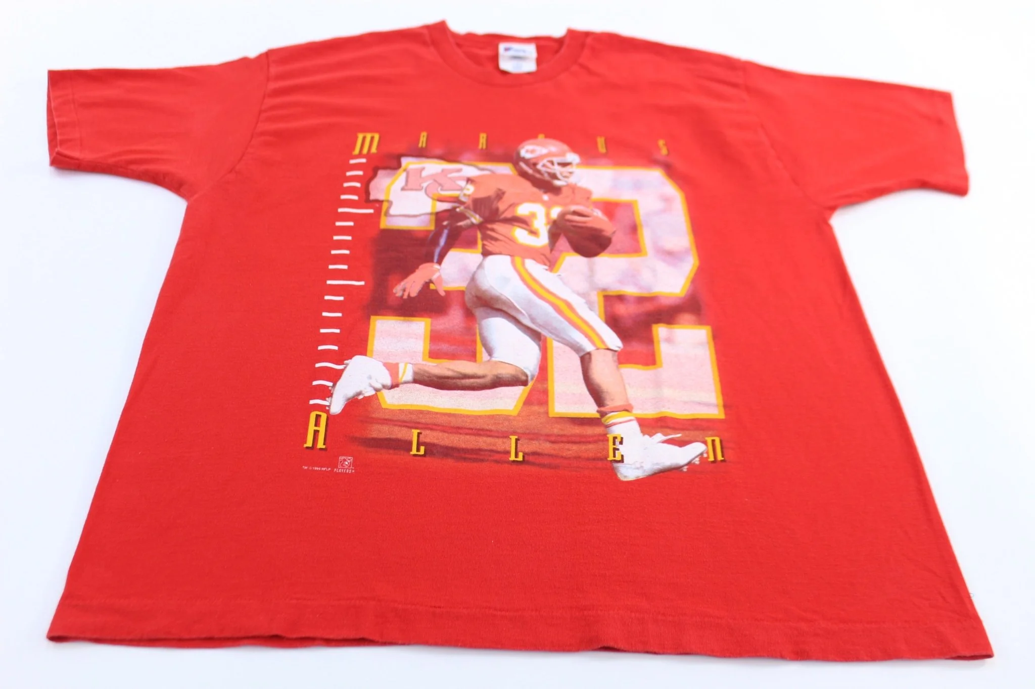 1995 Marcus Allen Kansas City Chiefs Football T-shirt