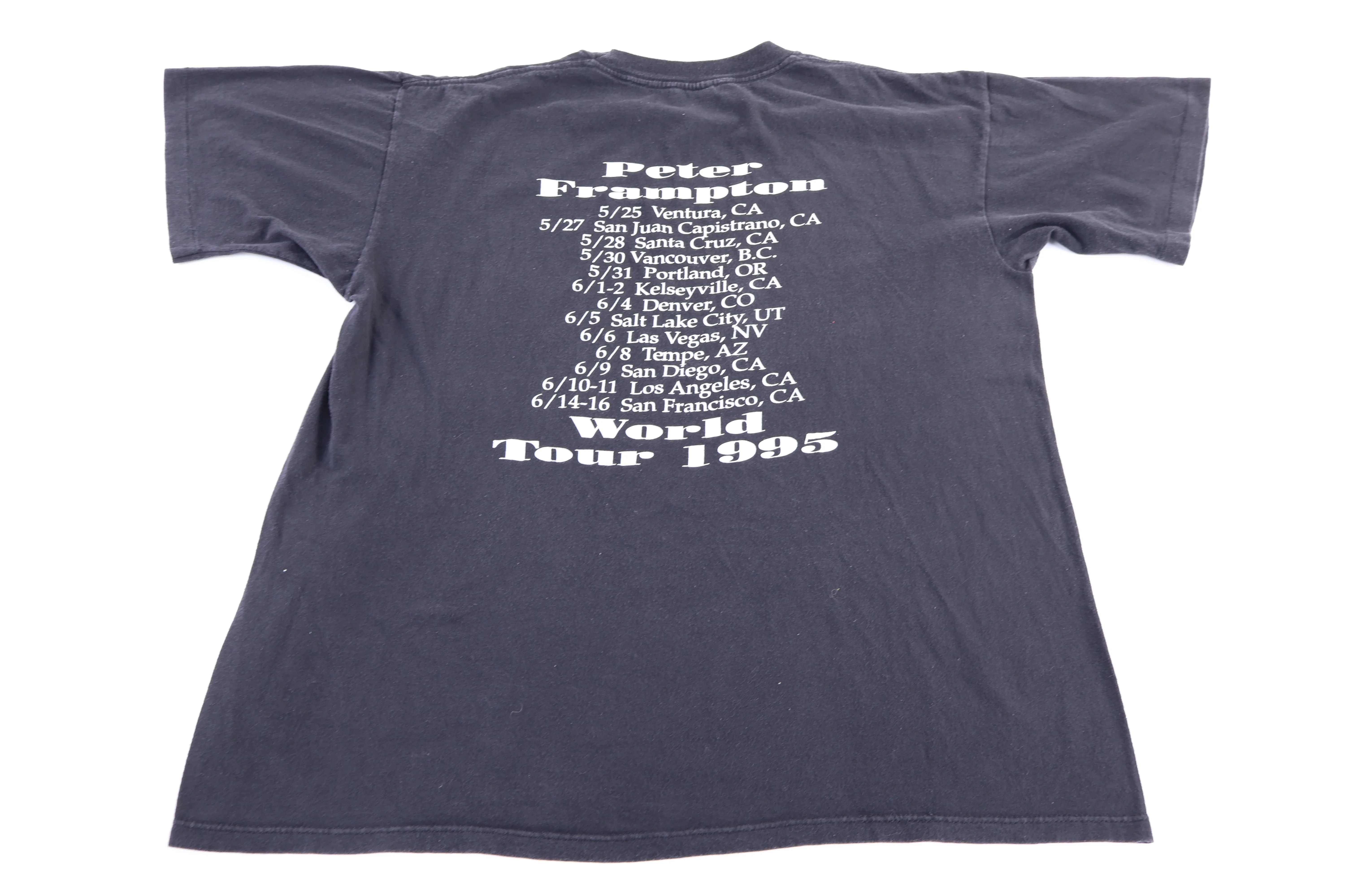 1995 Peter Frampton World Tour T-shirt - Image 2