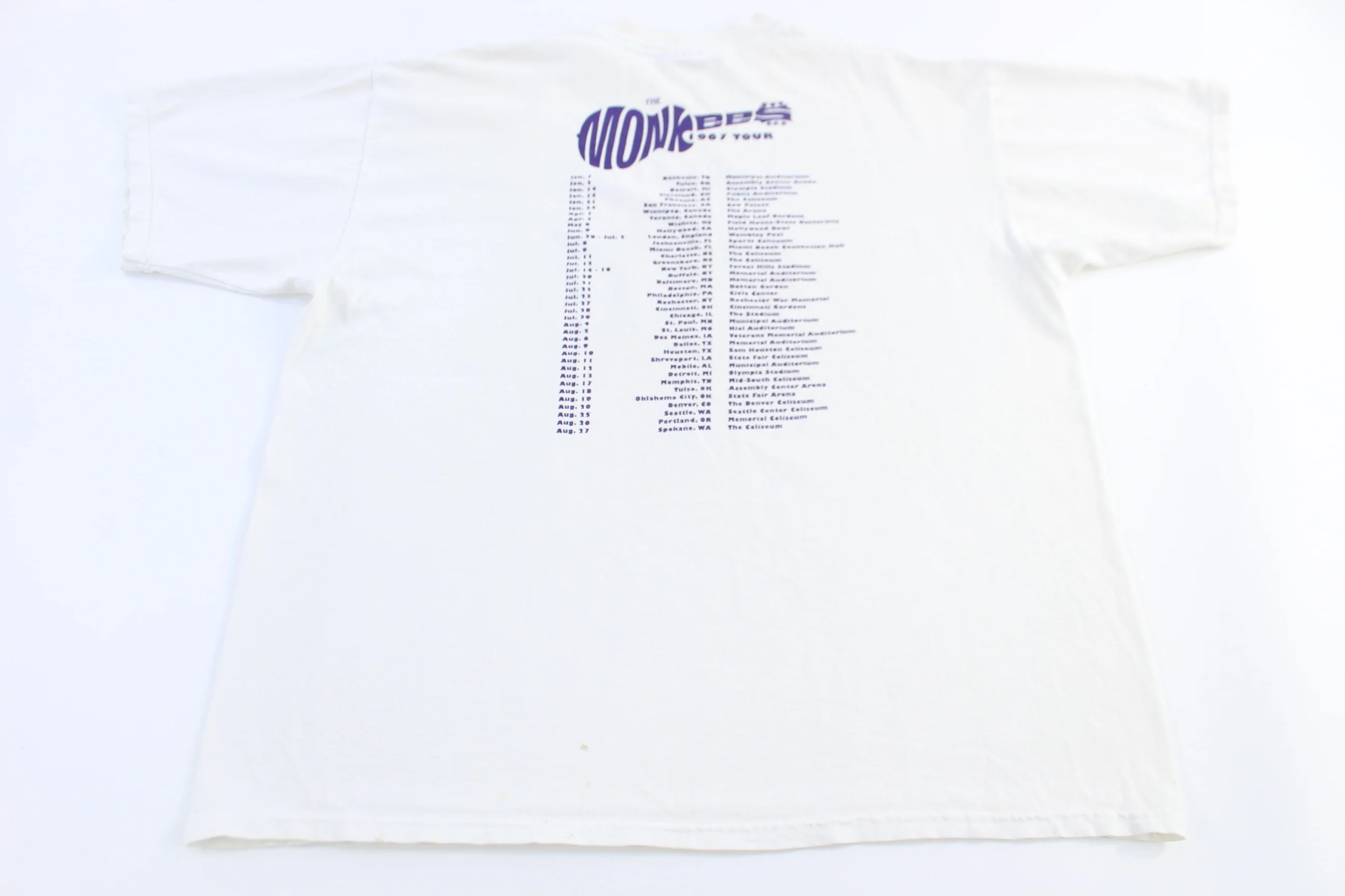 1995 The Monkees 1967 Tour T-shirt - Image 2