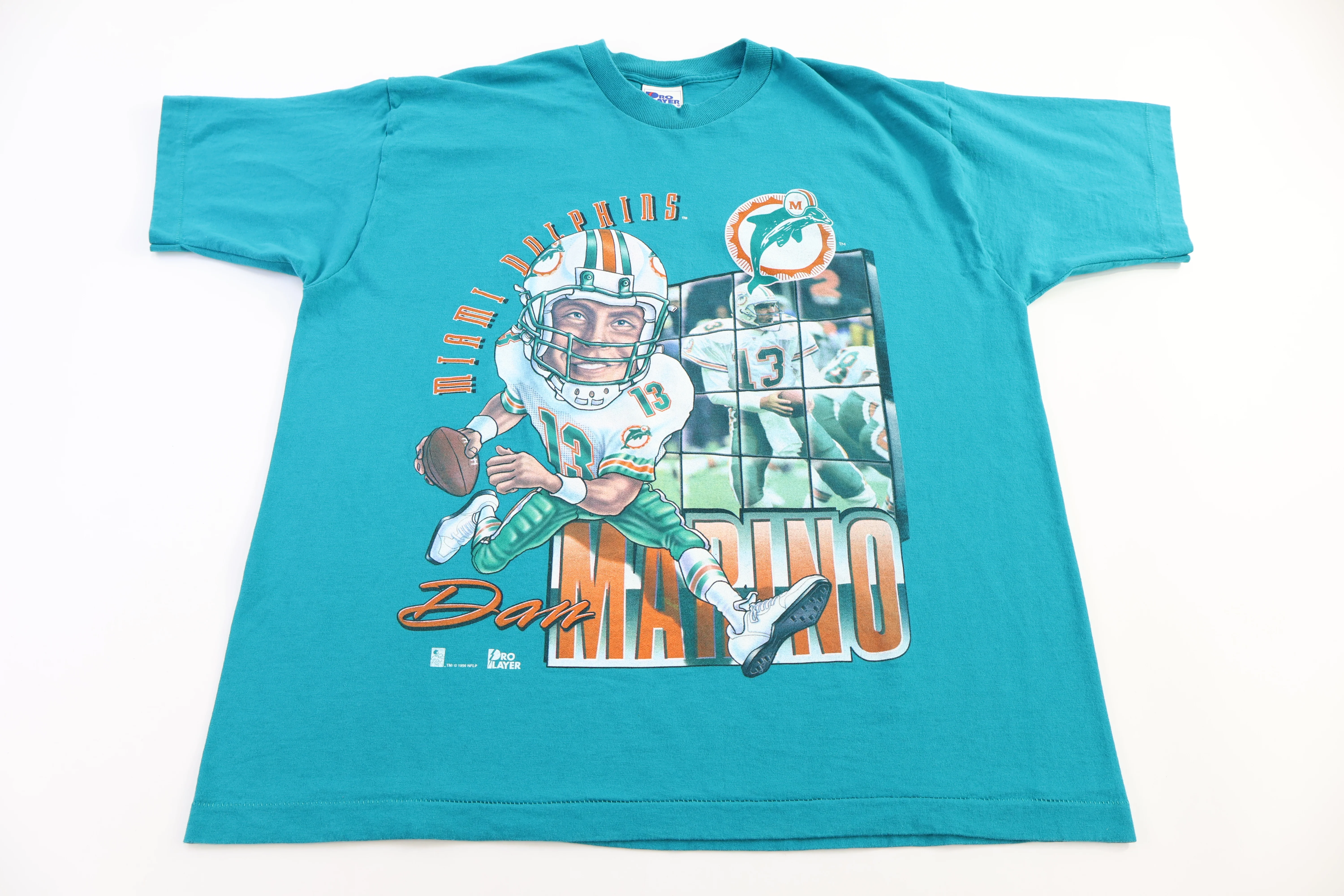 1996 Dan Marino Miami Dolphins Football T-shirt