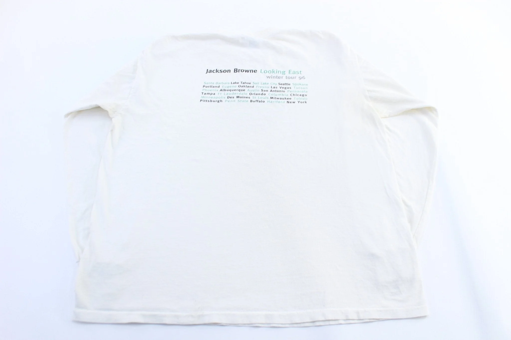 1996 Jackson Browne Looking East Tour LS T-Shirt - Image 2