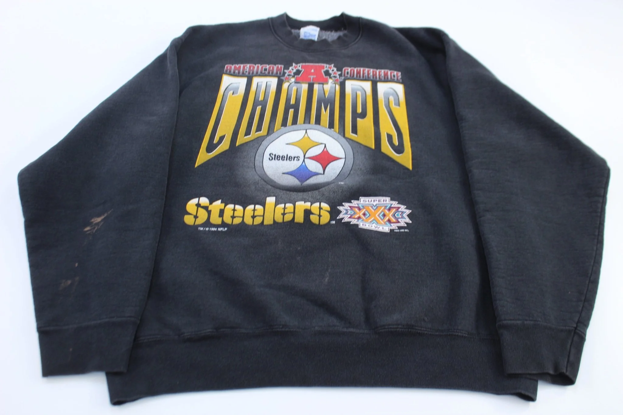 1996 Pittsburgh Steelers American Conference Champions Sweatshirt