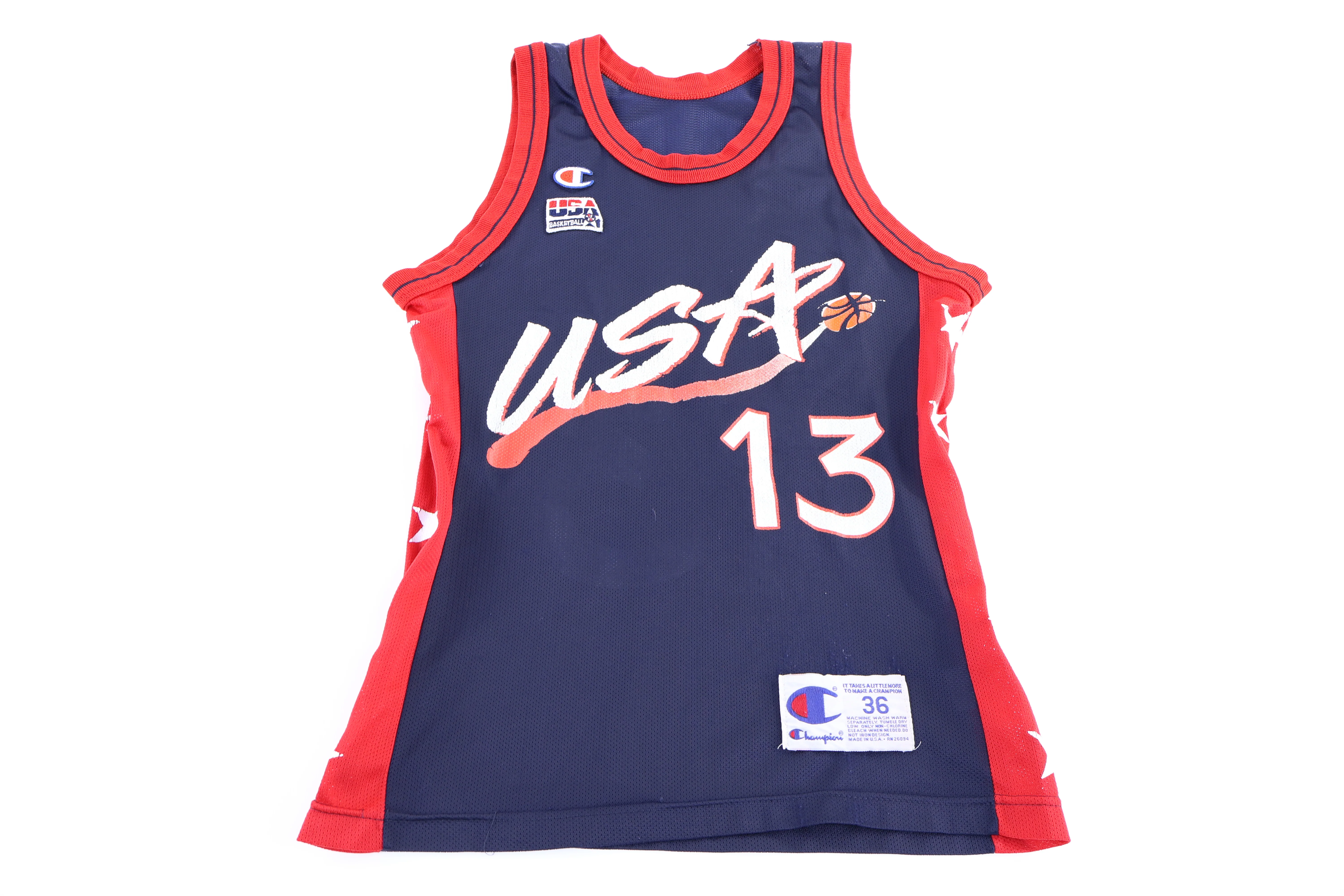 1996 Team USA Shaquille O'Neal Basketball Jersey